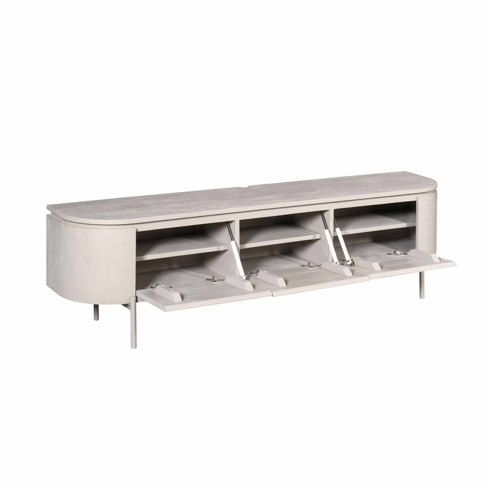 Zwevend TV-meubel Bloom - Stone - 160 cm