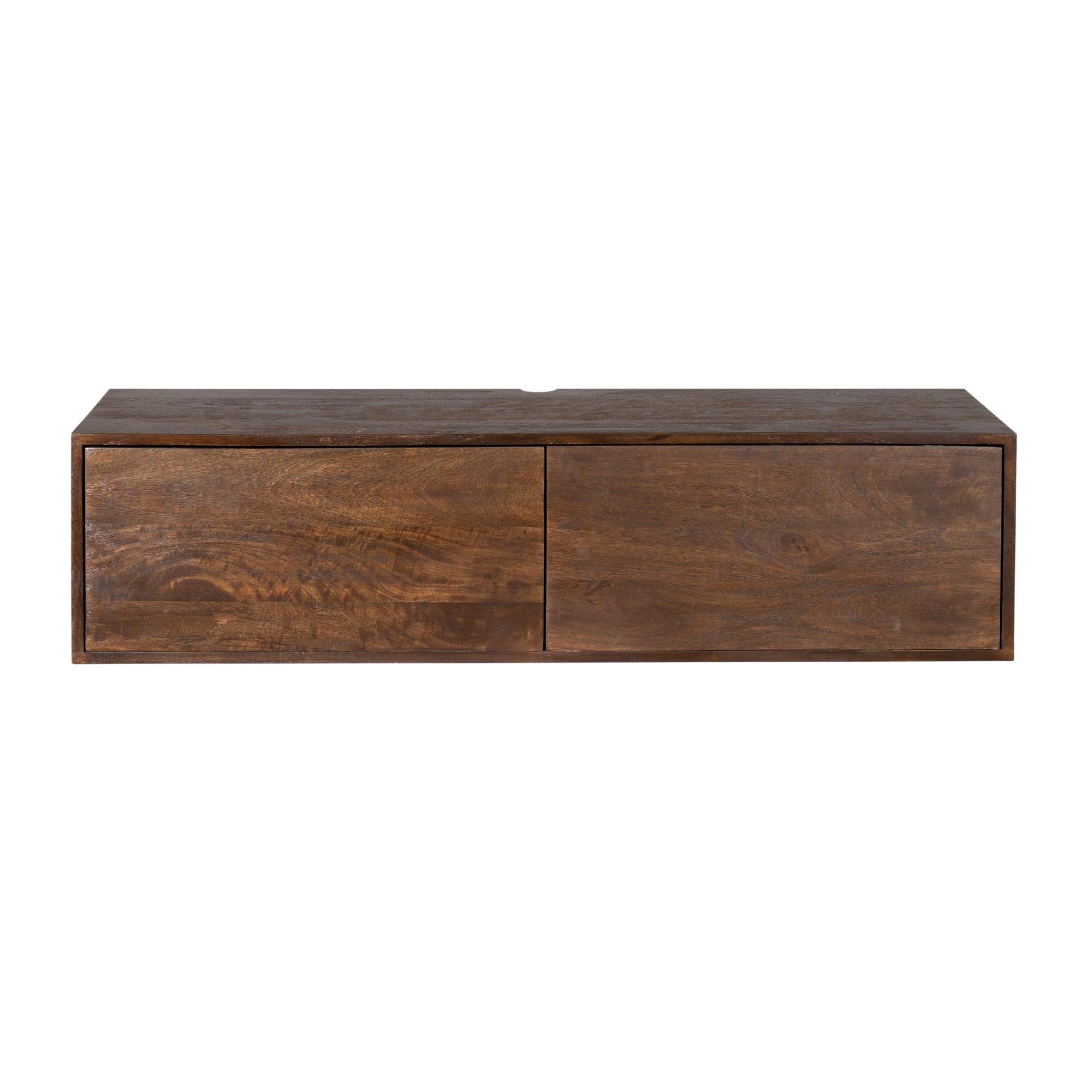 Zwevend TV-meubel Yuna - Bruin - 120 cm