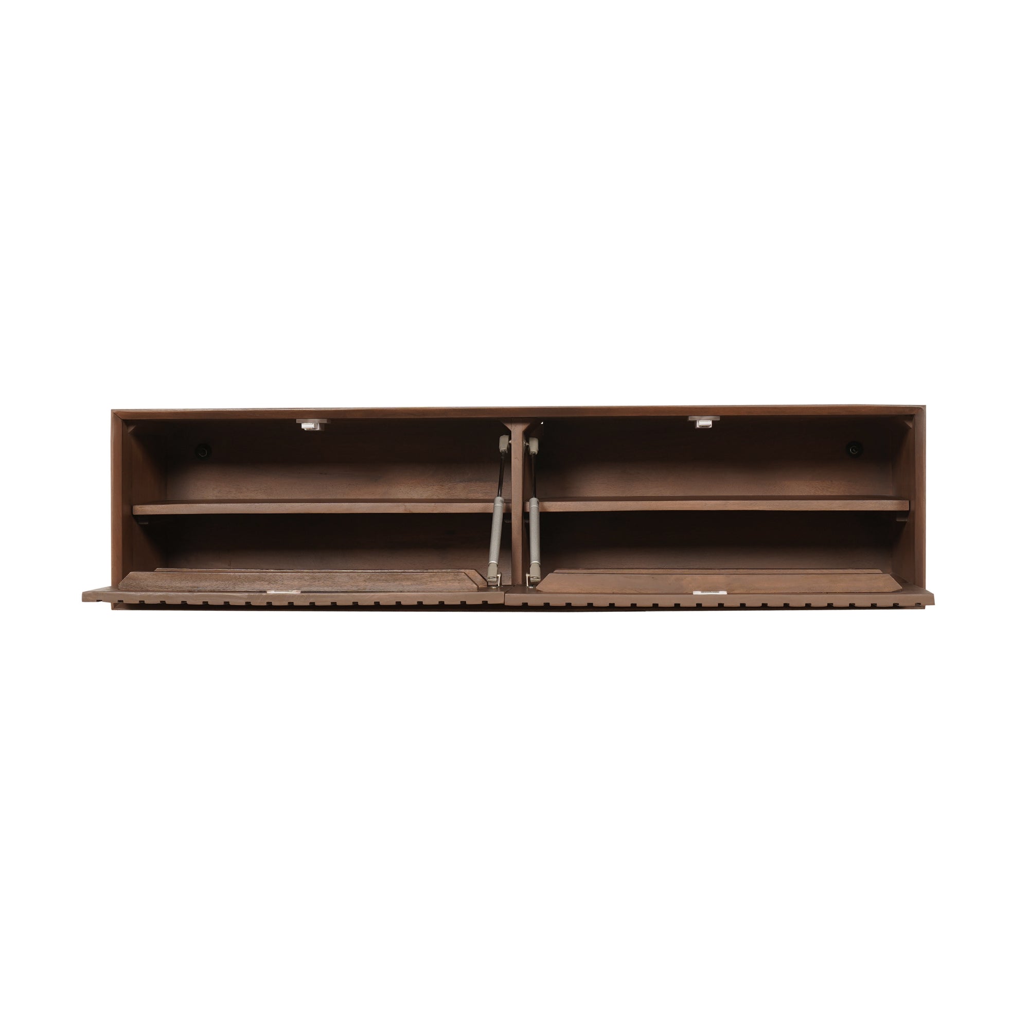 Zwevend TV-meubel Lunelle - Beige - 120 cm