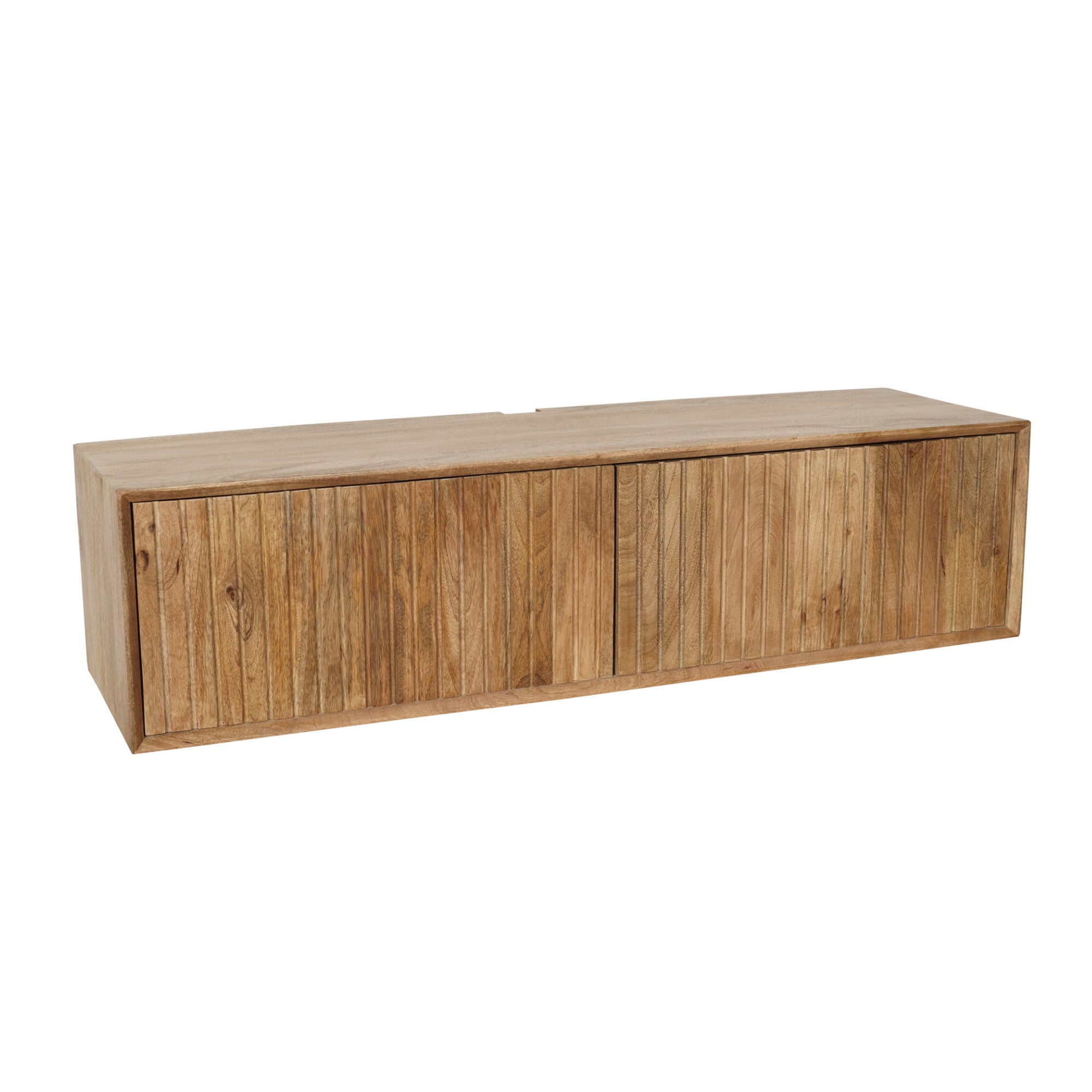 Zwevend TV-meubel Lunelle - Beige - 120 cm
