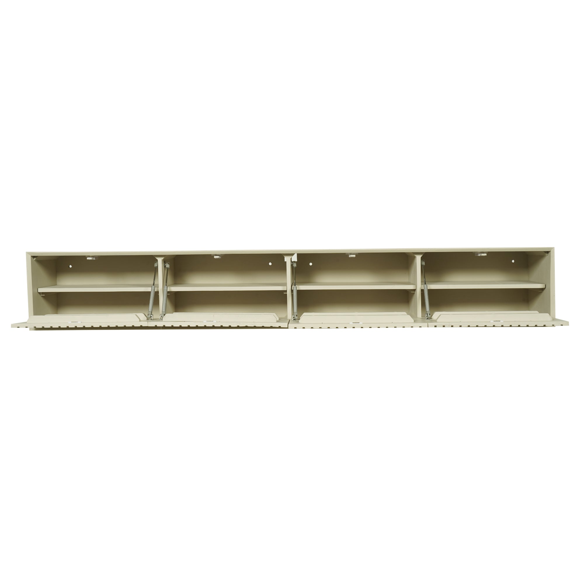 Zwevend TV-meubel Lunelle - Beige - 240 cm