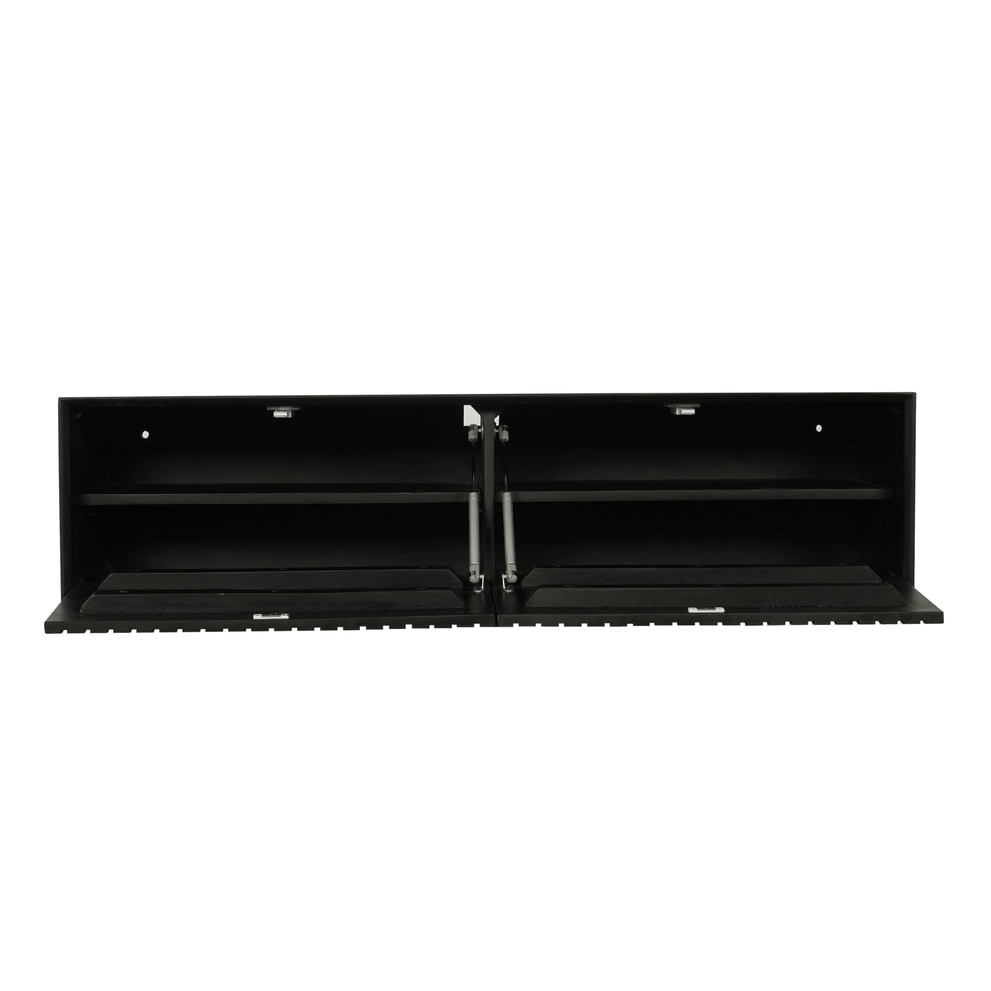 Zwevend TV-meubel Lunelle - Zwart - 120 cm