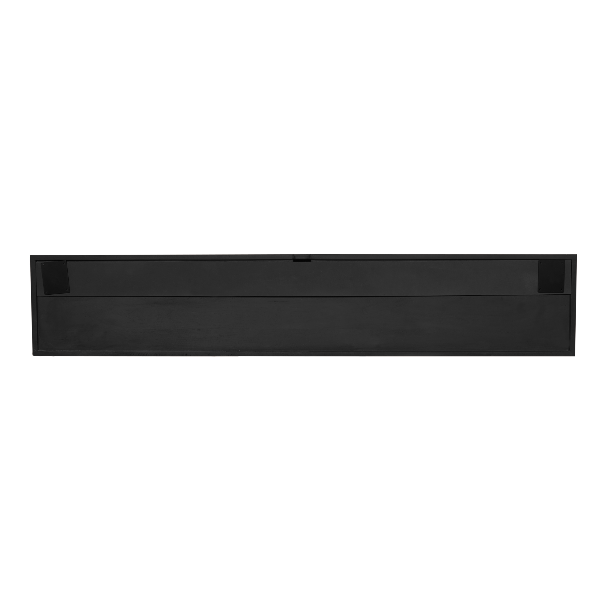 Zwevend TV-meubel Lunelle - Zwart - 160 cm