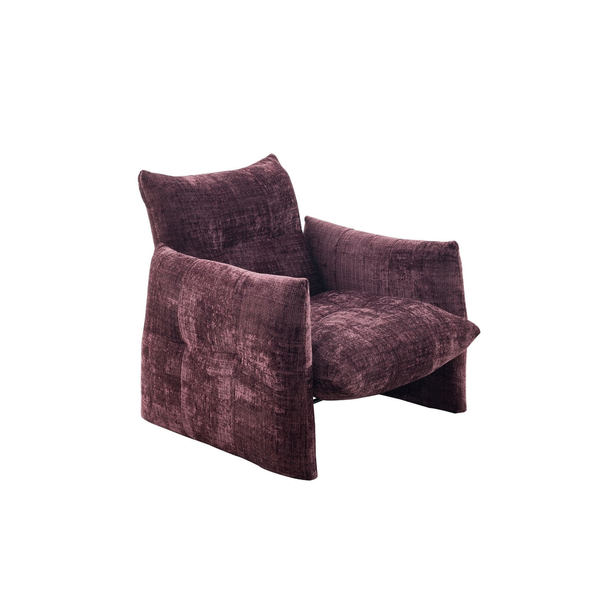 Fauteuil Milly - Aubergine - Canto Stof