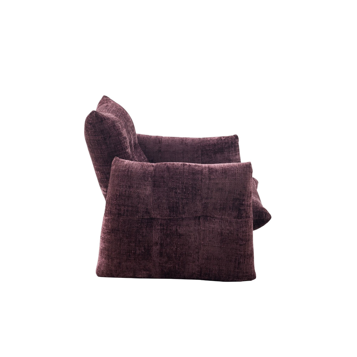 Fauteuil Milly - Aubergine - Canto Stof