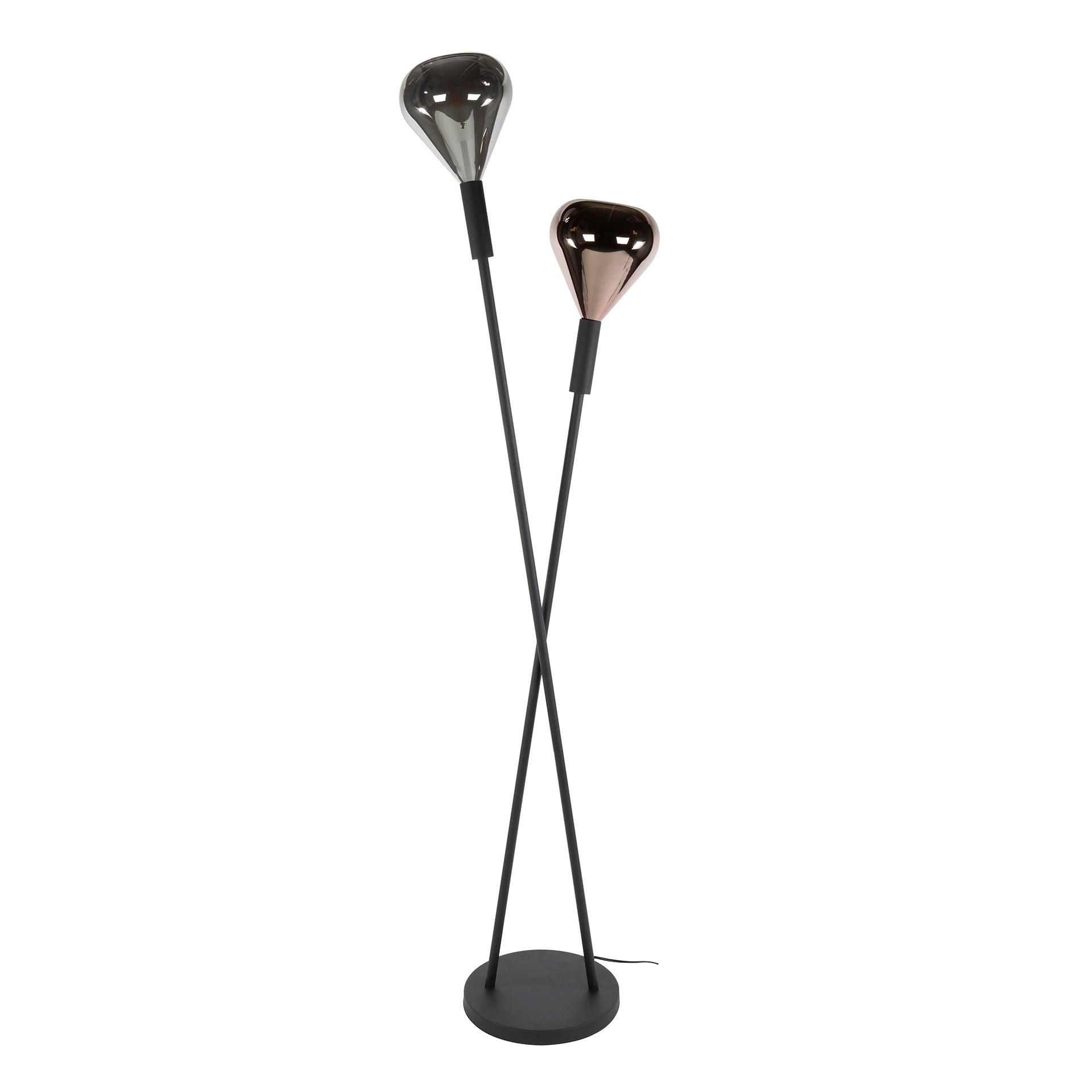 Vloerlamp Raindrop Chroom Glas 175 cm Meubelista Main