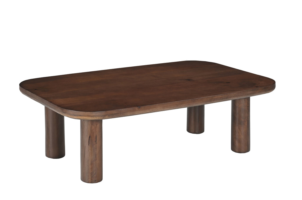 Salontafel Badou - Donkerbruin - Mangohout