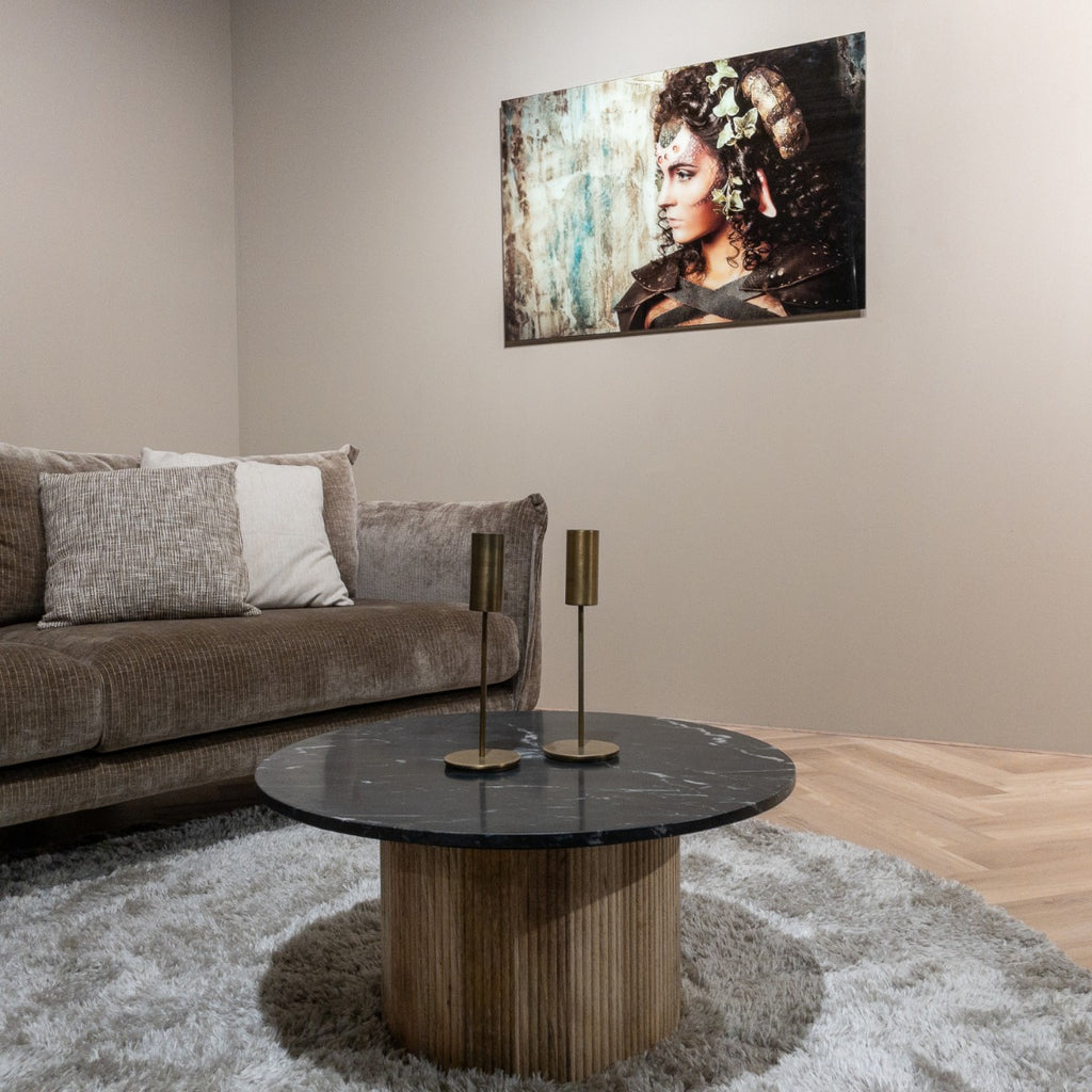 Salontafel Nova - Zwart - Marmer