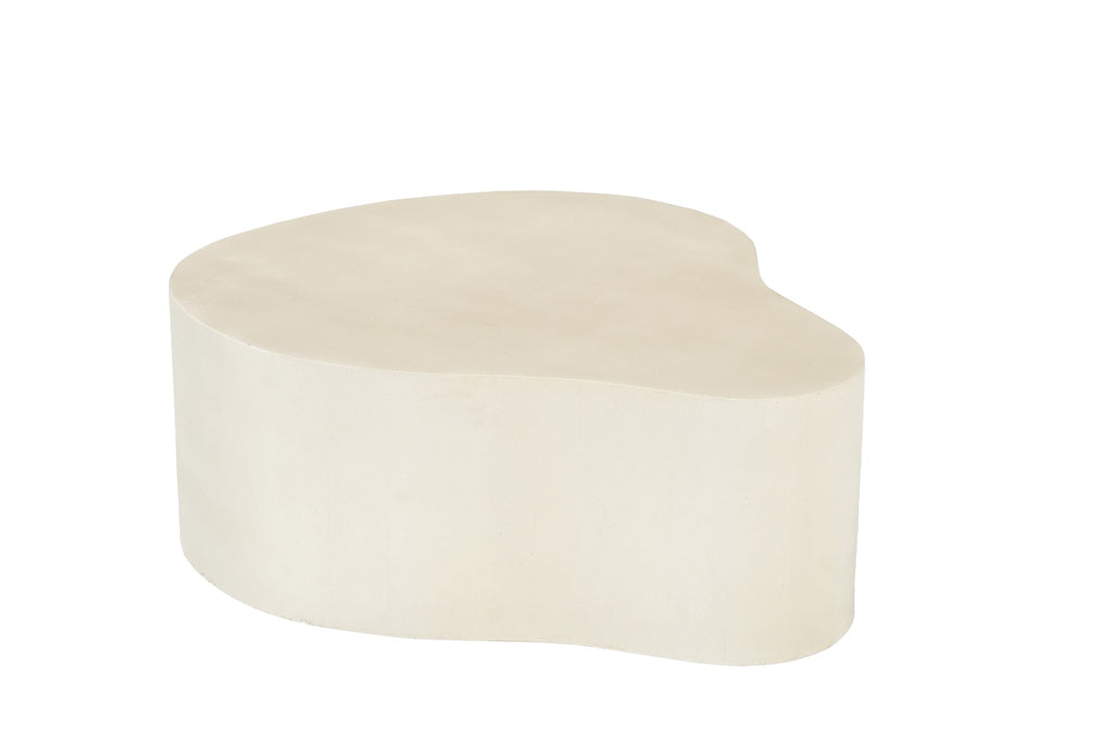 Salontafel Sandy - Beige - Beton / MDF - 85 cm
