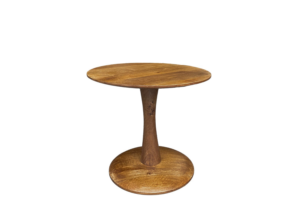 Salontafel Vivian - Lichtbruin - Mangohout - Ø 50 cm