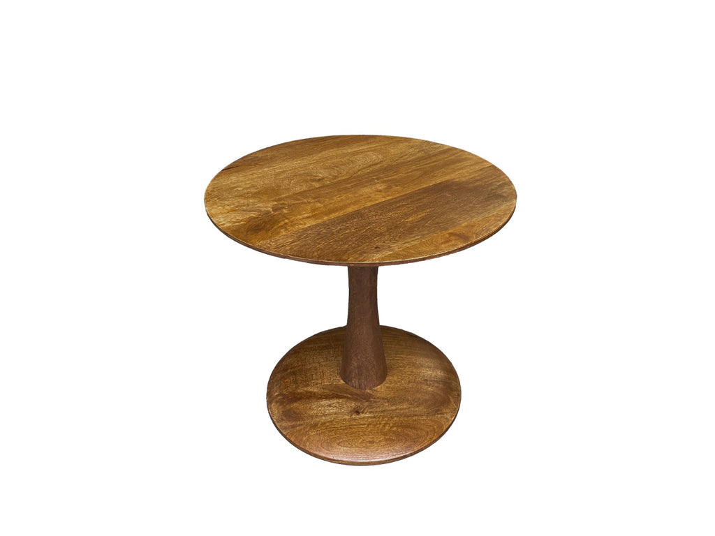 Salontafel Vivian - Lichtbruin - Mangohout - Ø 50 cm