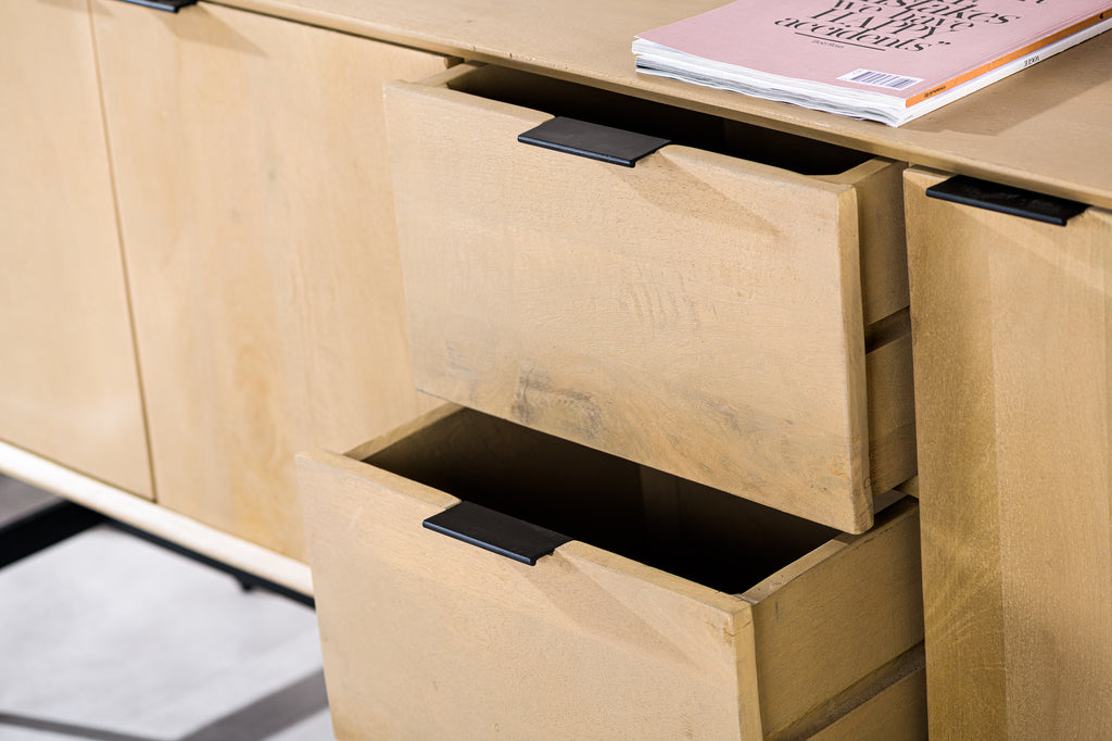 Dressoir Kay - Naturel - Acaciahout - 180 cm