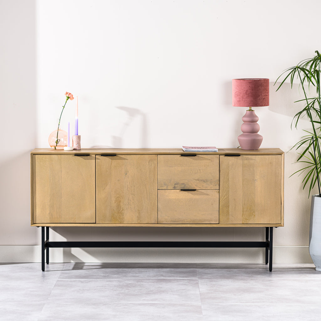 Dressoir Kay - Naturel - Acaciahout - 180 cm