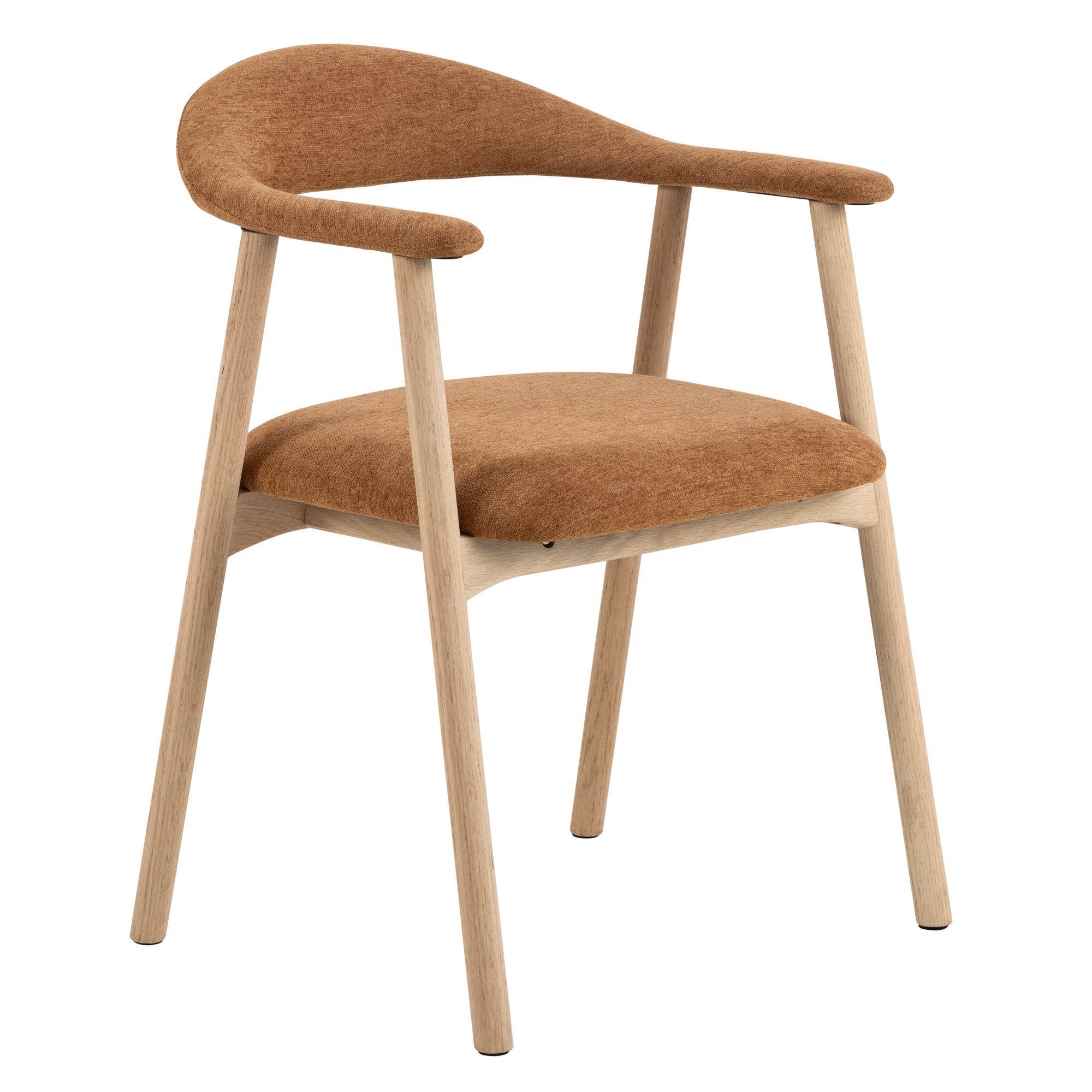 eetkamerstoel romi meubelista selection koraal stof eikenhout scandinavisch main