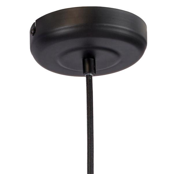 Hanglamp Solis - 1-lichts - Zwart - Metaal - Ø 50 cm