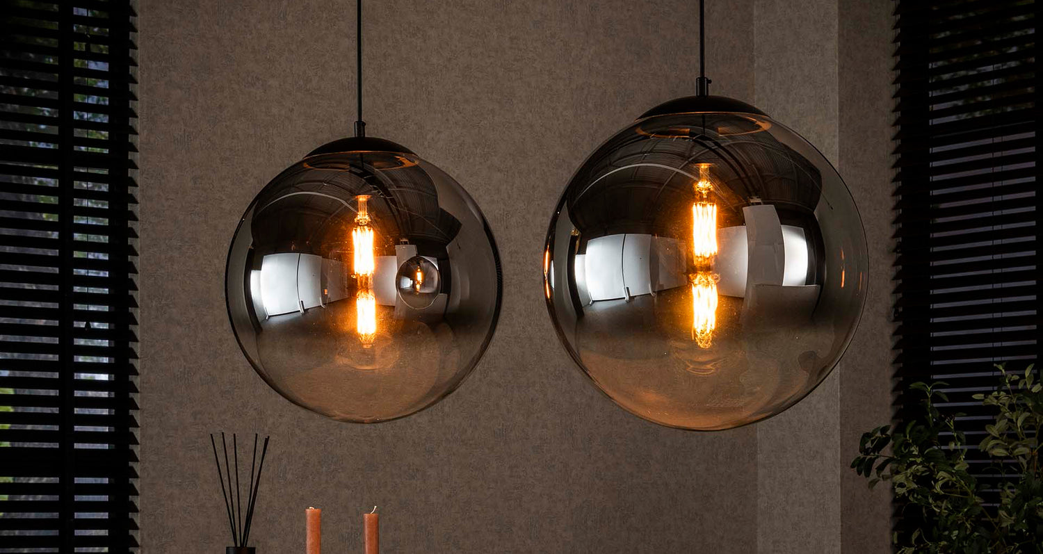 Hanglampen smoke glas