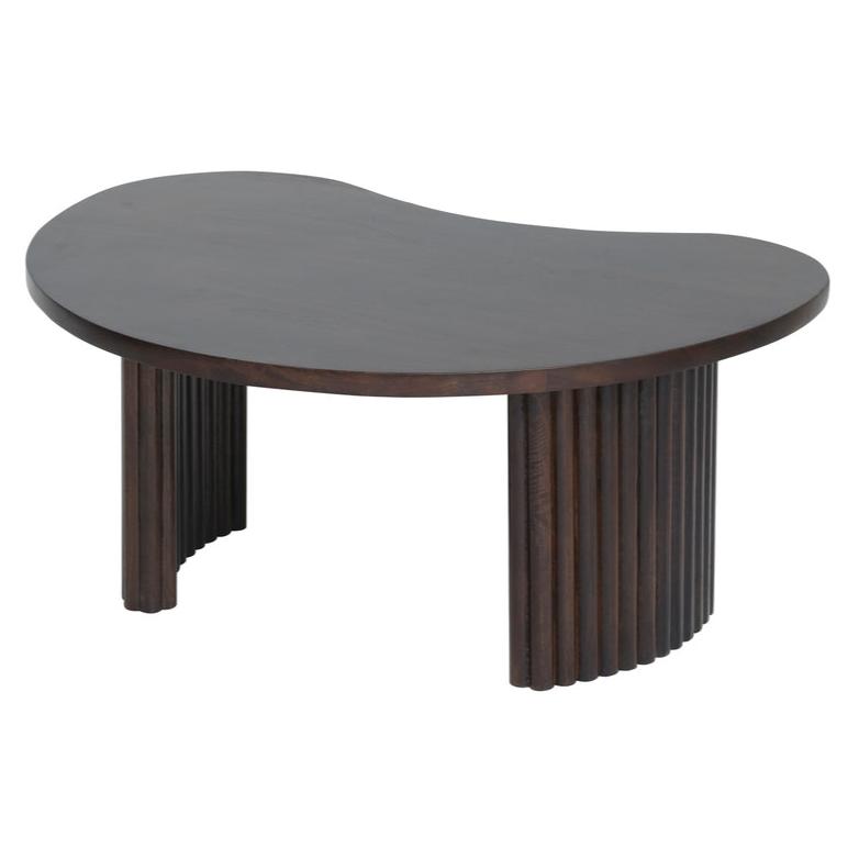 Salontafel Bony - Organisch - Walnoot Bruin - Mangohout - 85 cm