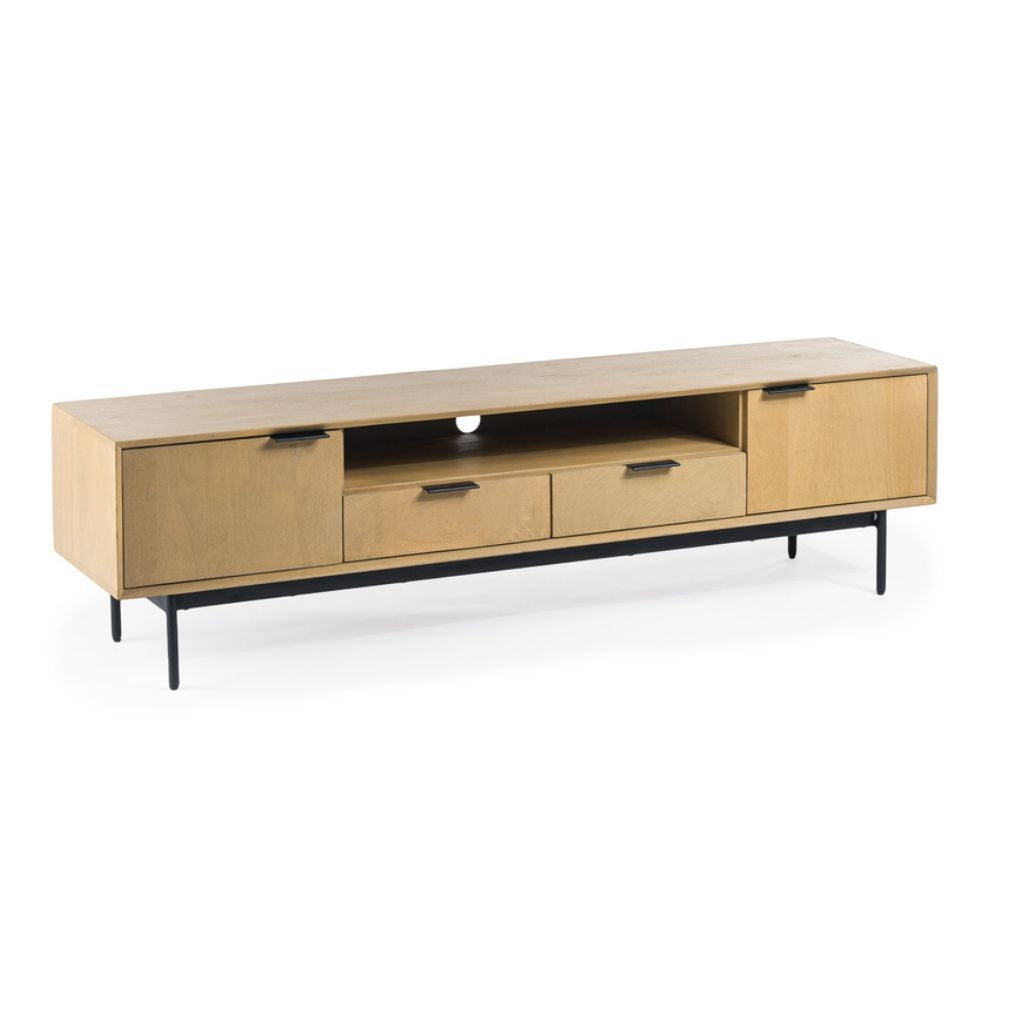 TV-Meubel Kaat - Lichtbruin - Acaciahout - 170 cm