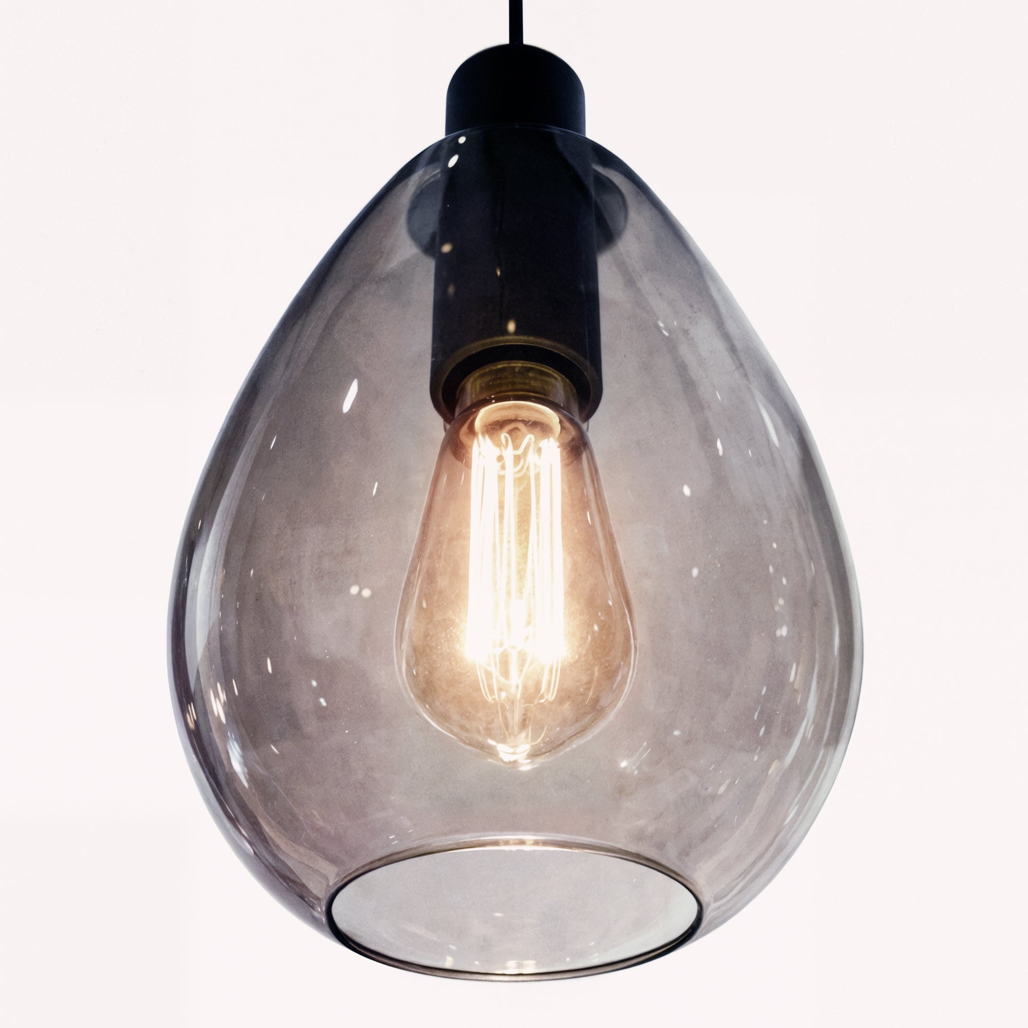 Hanglamp Calla - 5-lichts - Smoke - Glas