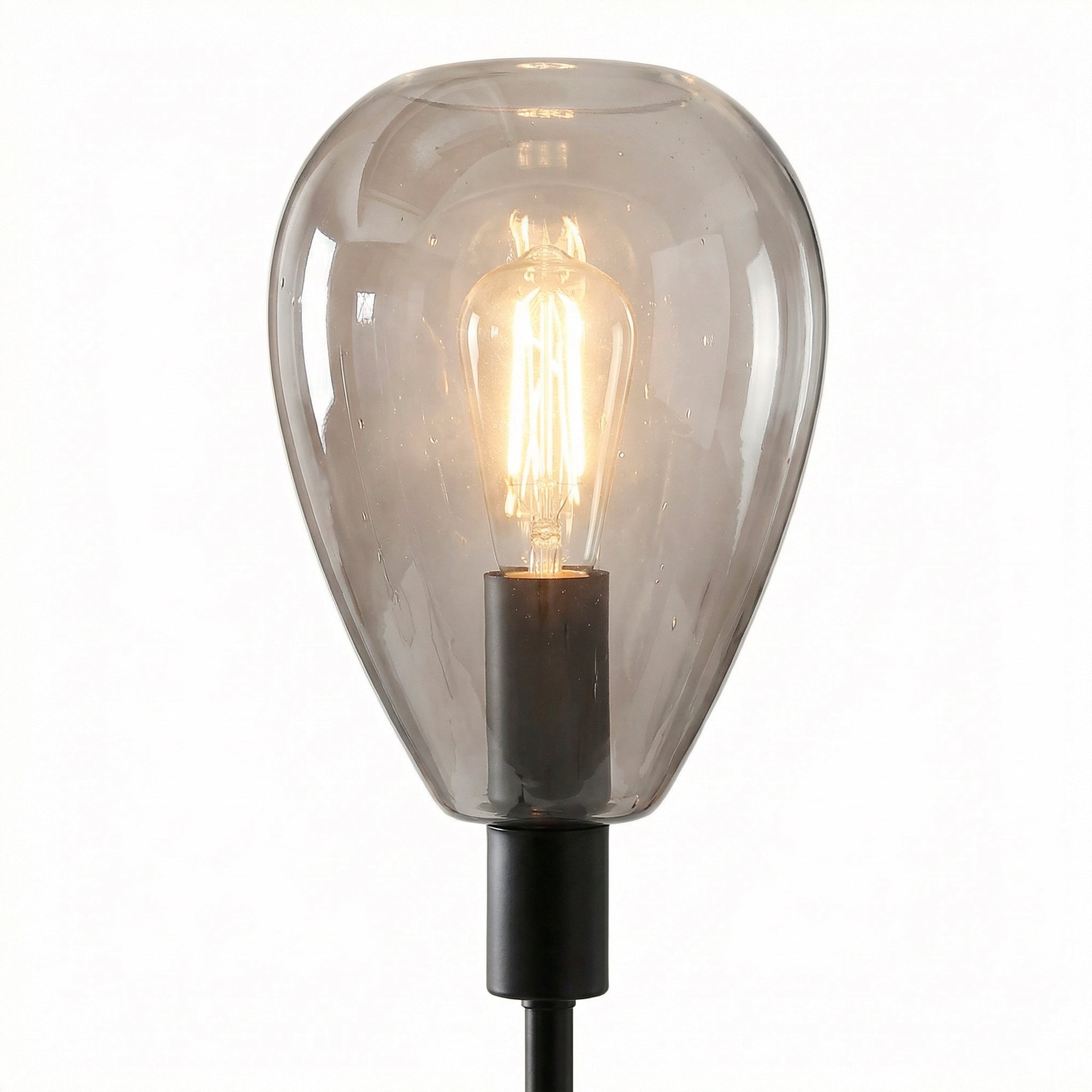 Vloerlamp Fenna - 1-lichts - Smoke - Glas - 170 cm