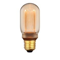Lichtbron LED [G520] - Druppel - E27 4.3W 1800K 200LM - Dimbaar - Amberkleurig Glas