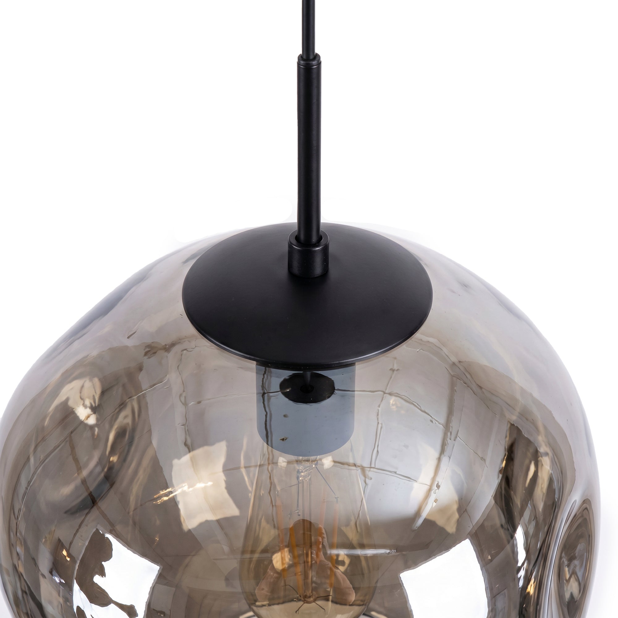 Hanglamp Nove - 1-lichts - Smoke - Glas