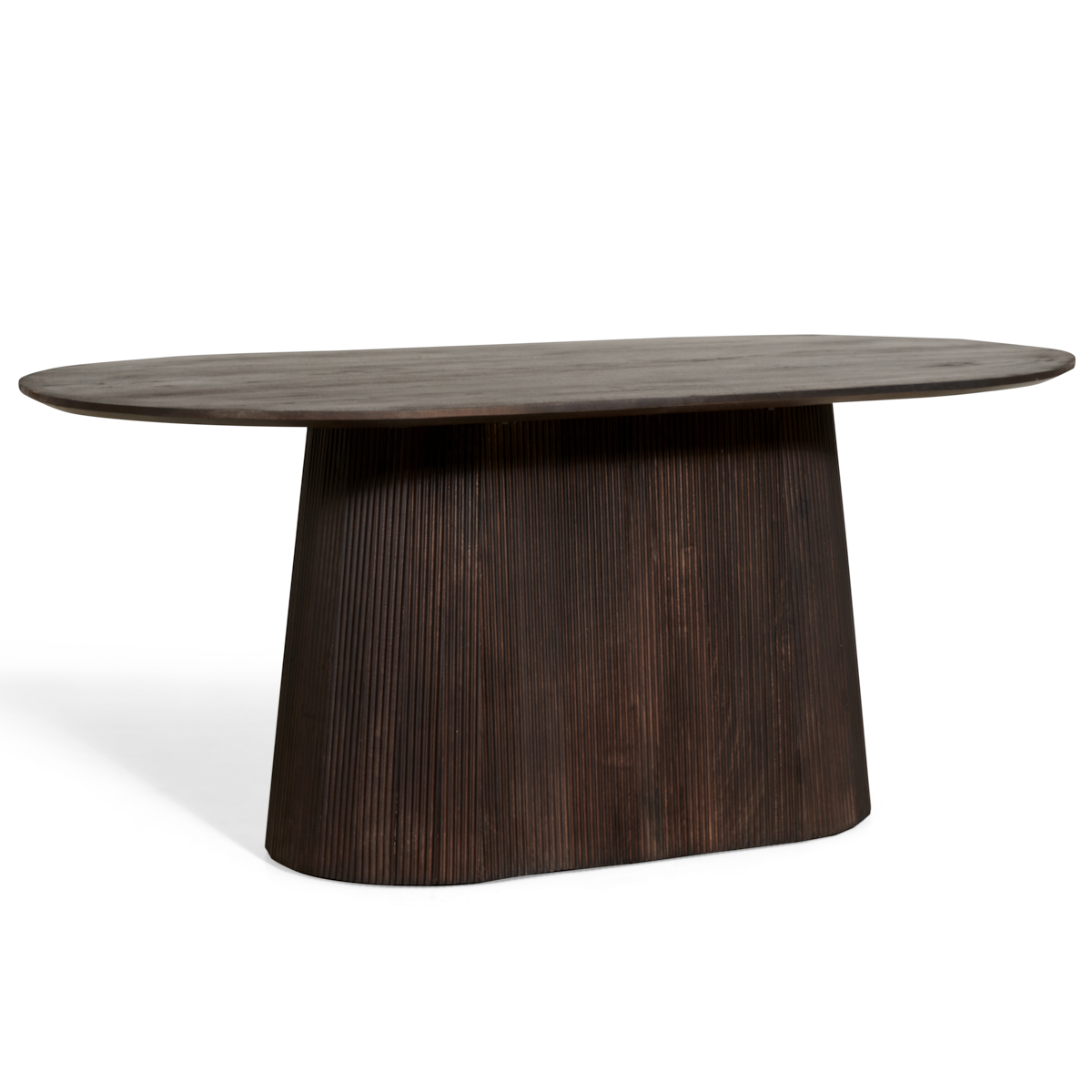 Eettafel Harmony - Donkerbruin - Mangohout - 230 cm