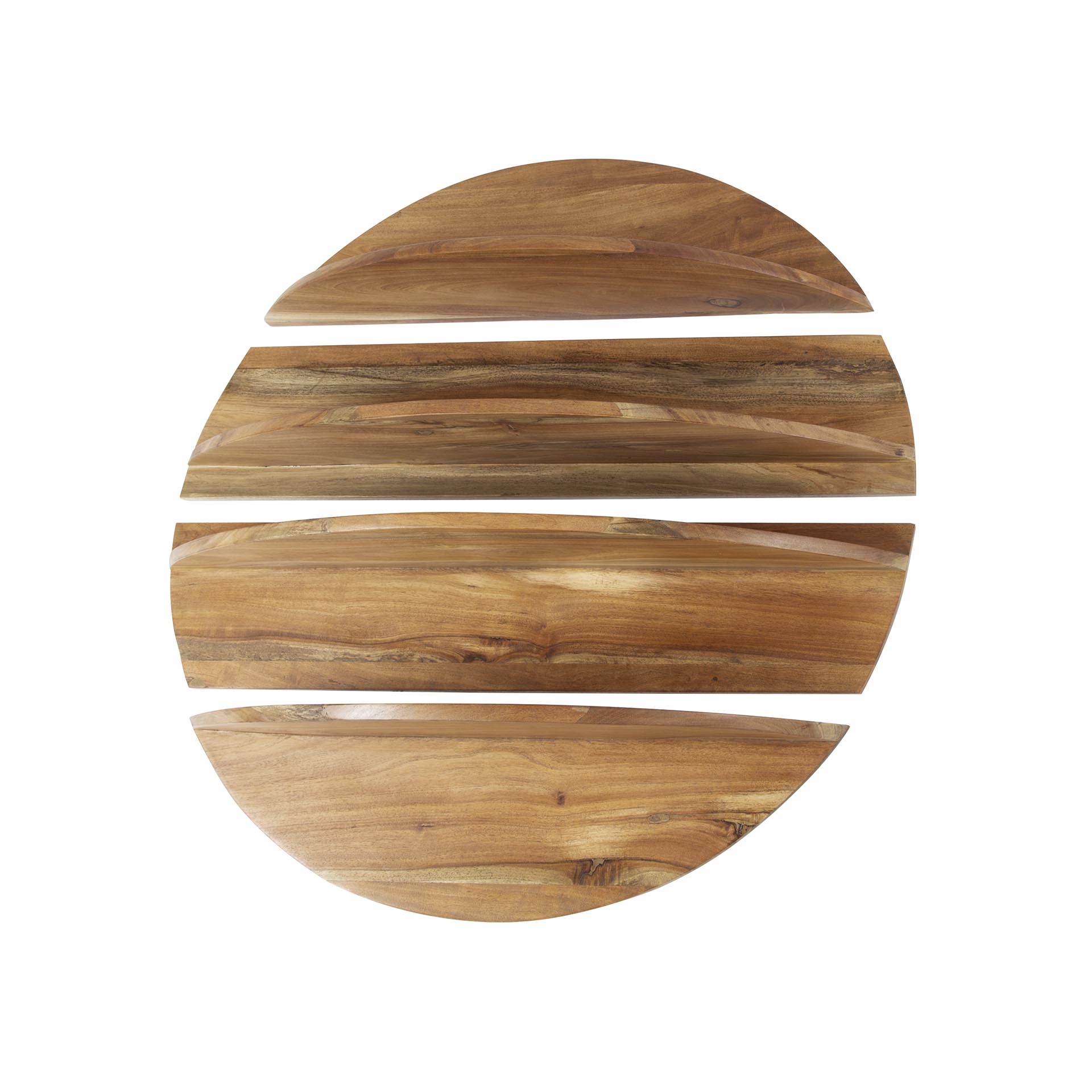 Wandschap Kimberley - Bruin - Mangohout - 90 cm