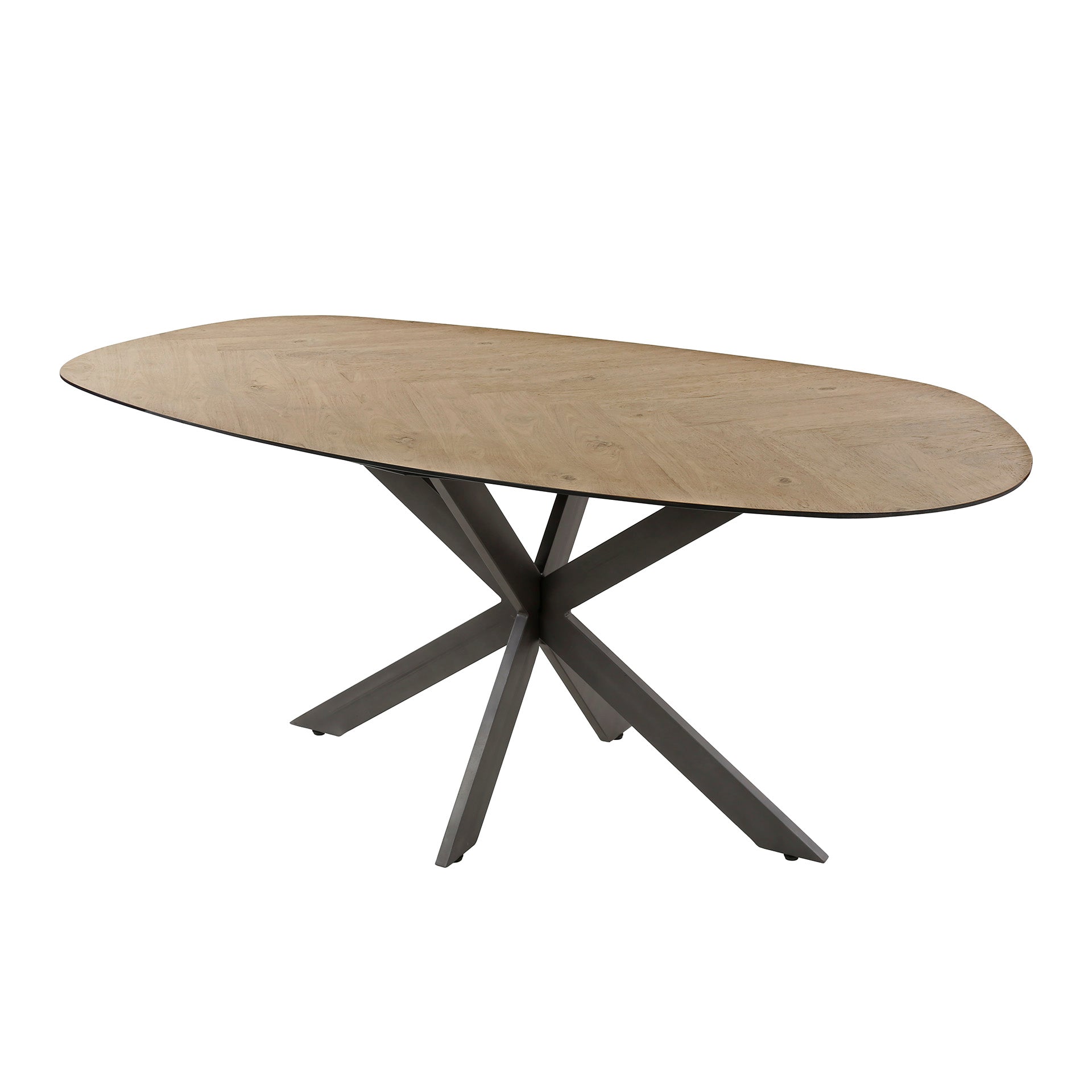 Eettafel David - Organisch - Teakhout - 180 cm