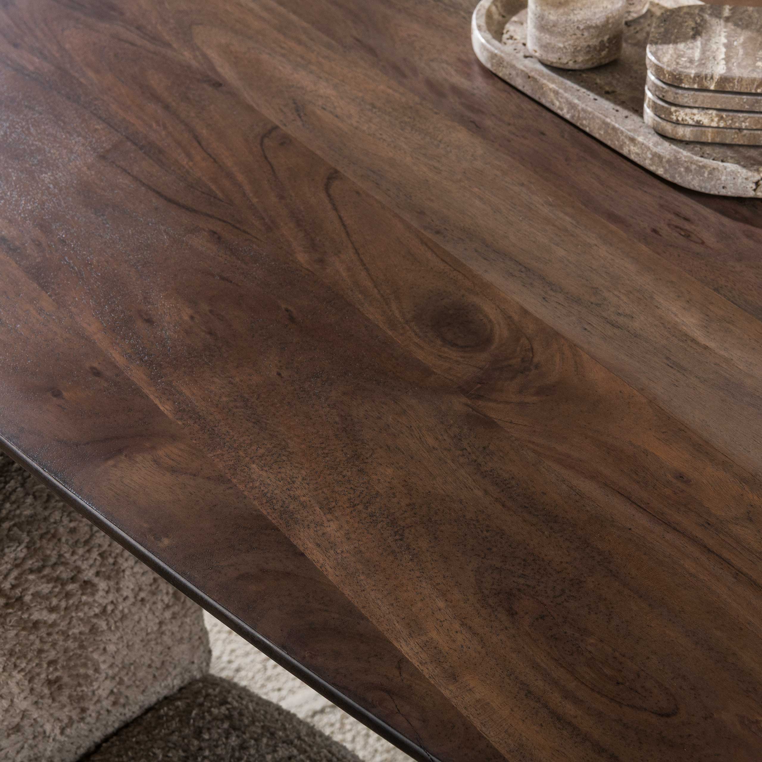 Eettafel Arlune - Deens Ovaal - Acaciahout - 180 cm