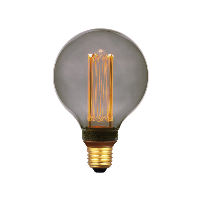 Lichtbron LED [S340] - Druppel - E27 5W 2000K 100LM - Dimbaar - Smoke Glas