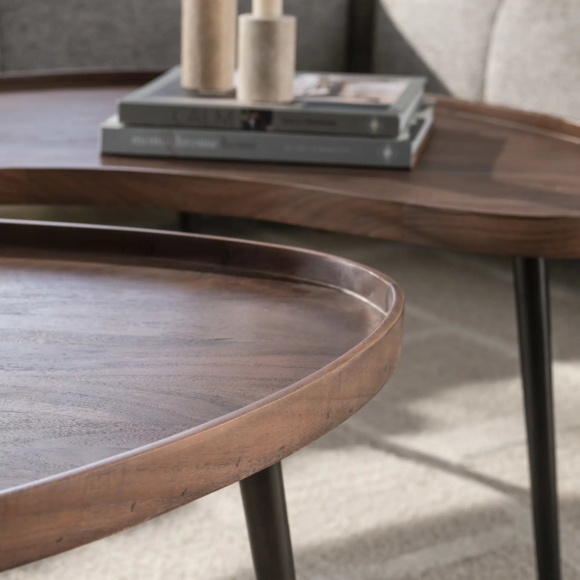 Salontafel Novora - Organisch - Acaciahout - Set van 2