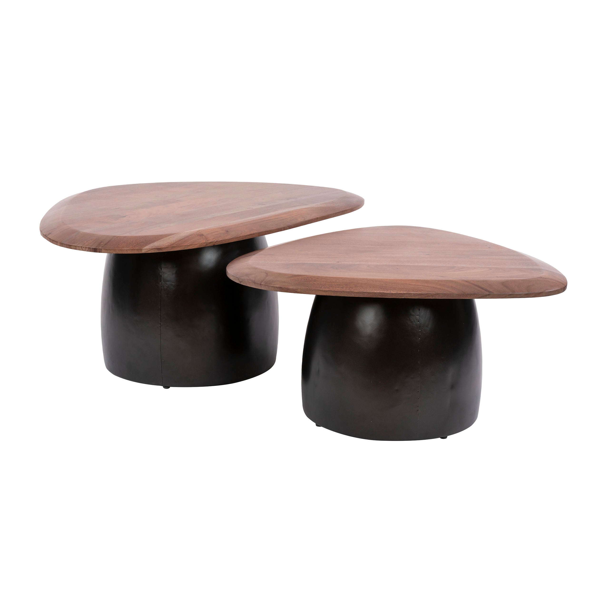Salontafel Vico - Organisch - Acaciahout - Set van 2