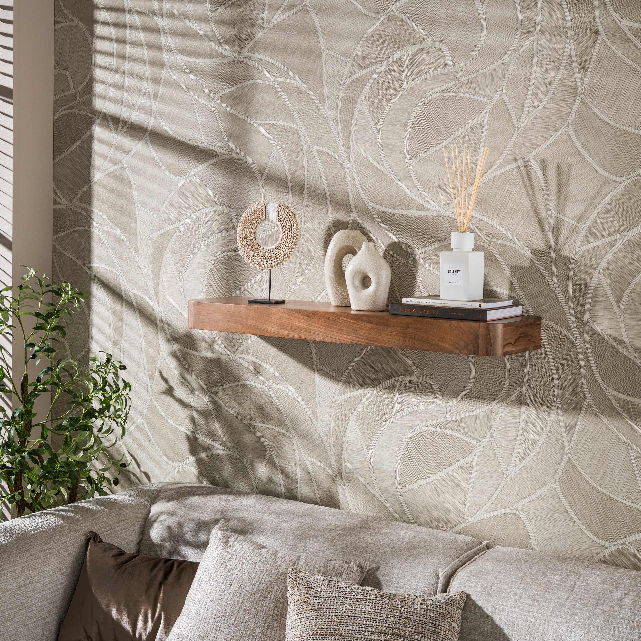 Wandplank Brodie - Donkerbruin - Acaciahout - 100 cm
