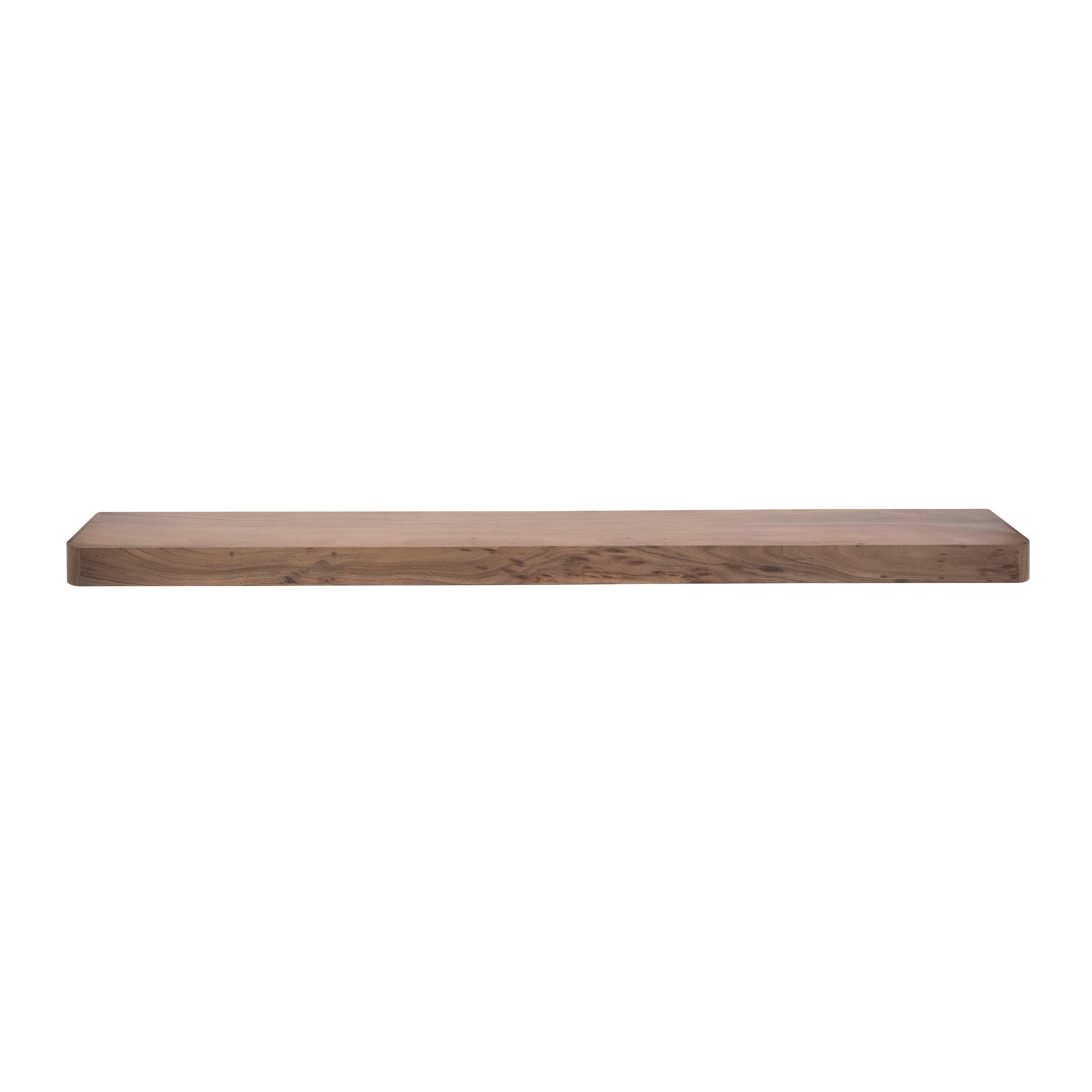 Wandplank Brodie - Donkerbruin - Acaciahout - 200 cm