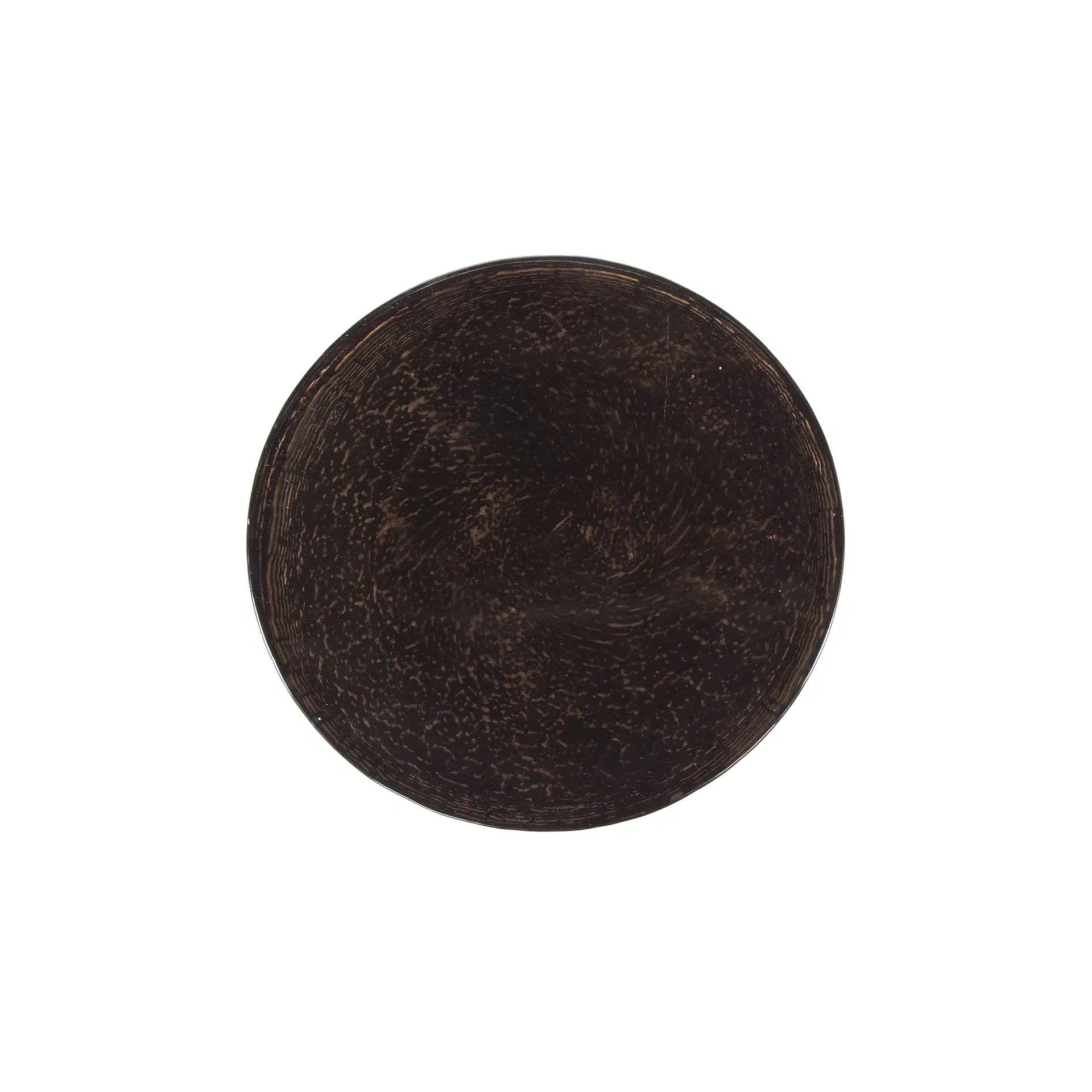 Bijzettafel Veyro - Rond - Koper - Glas - 45 cm