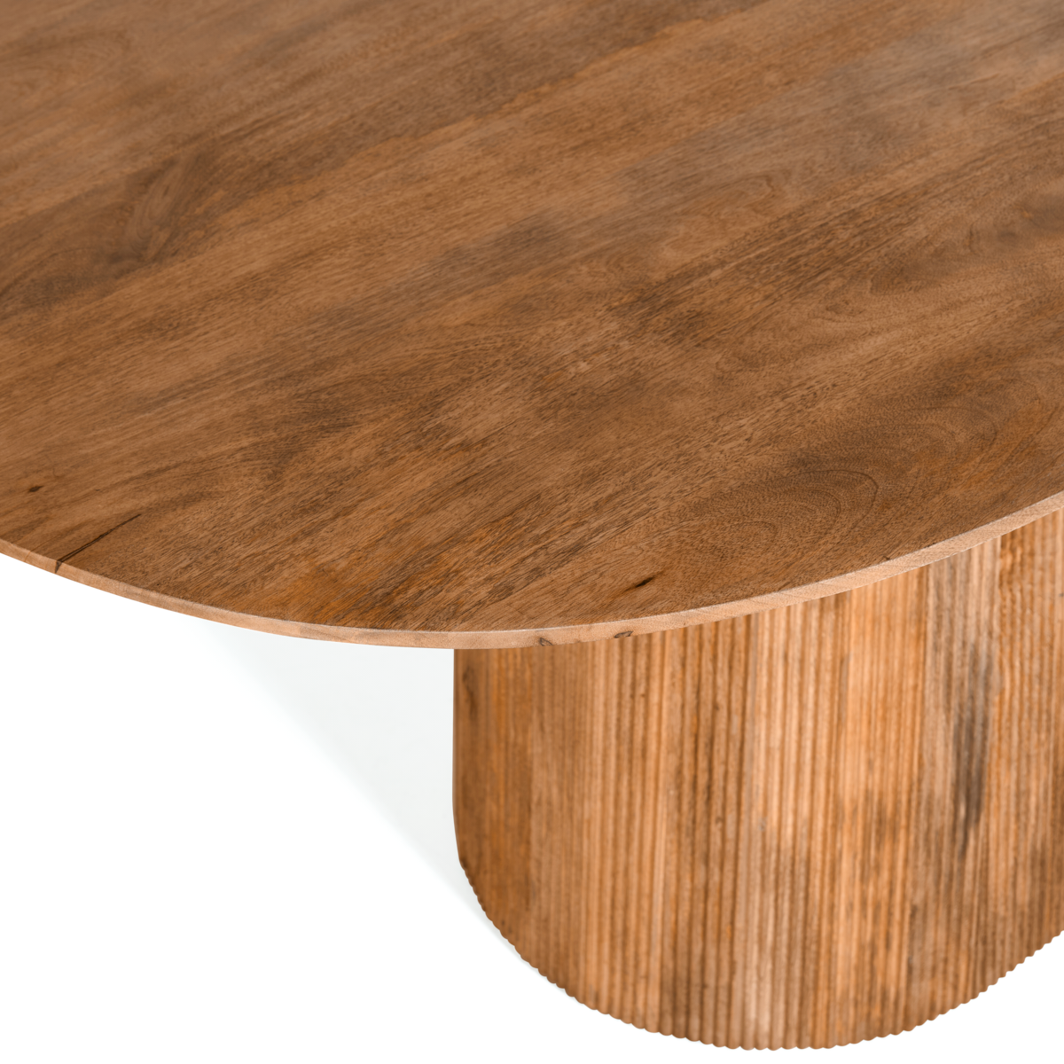 Eettafel Harmony - Lichtbruin - Mangohout - 230 cm