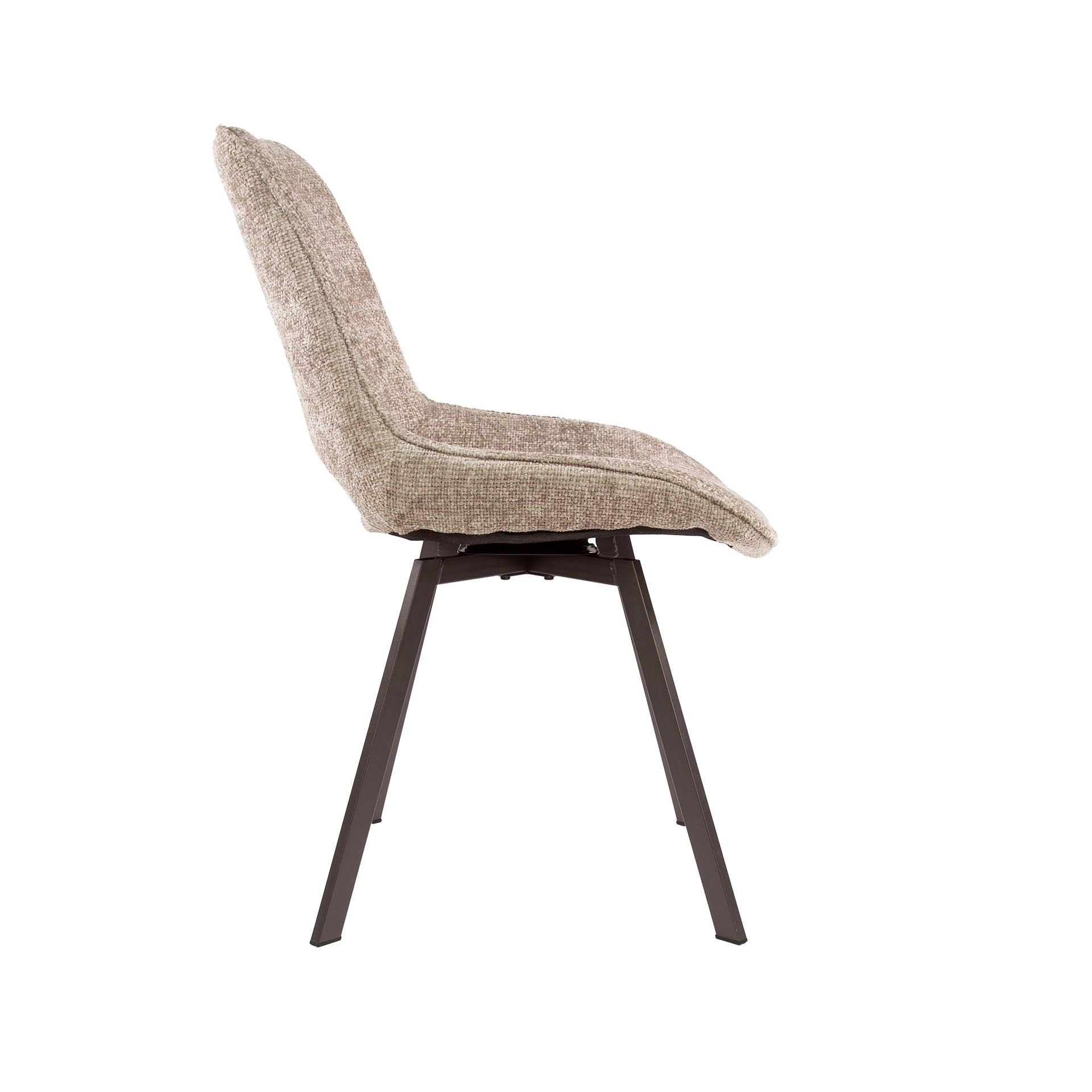 Eetkamerstoel Sova - Beige - Renegade Stof - Draaibaar