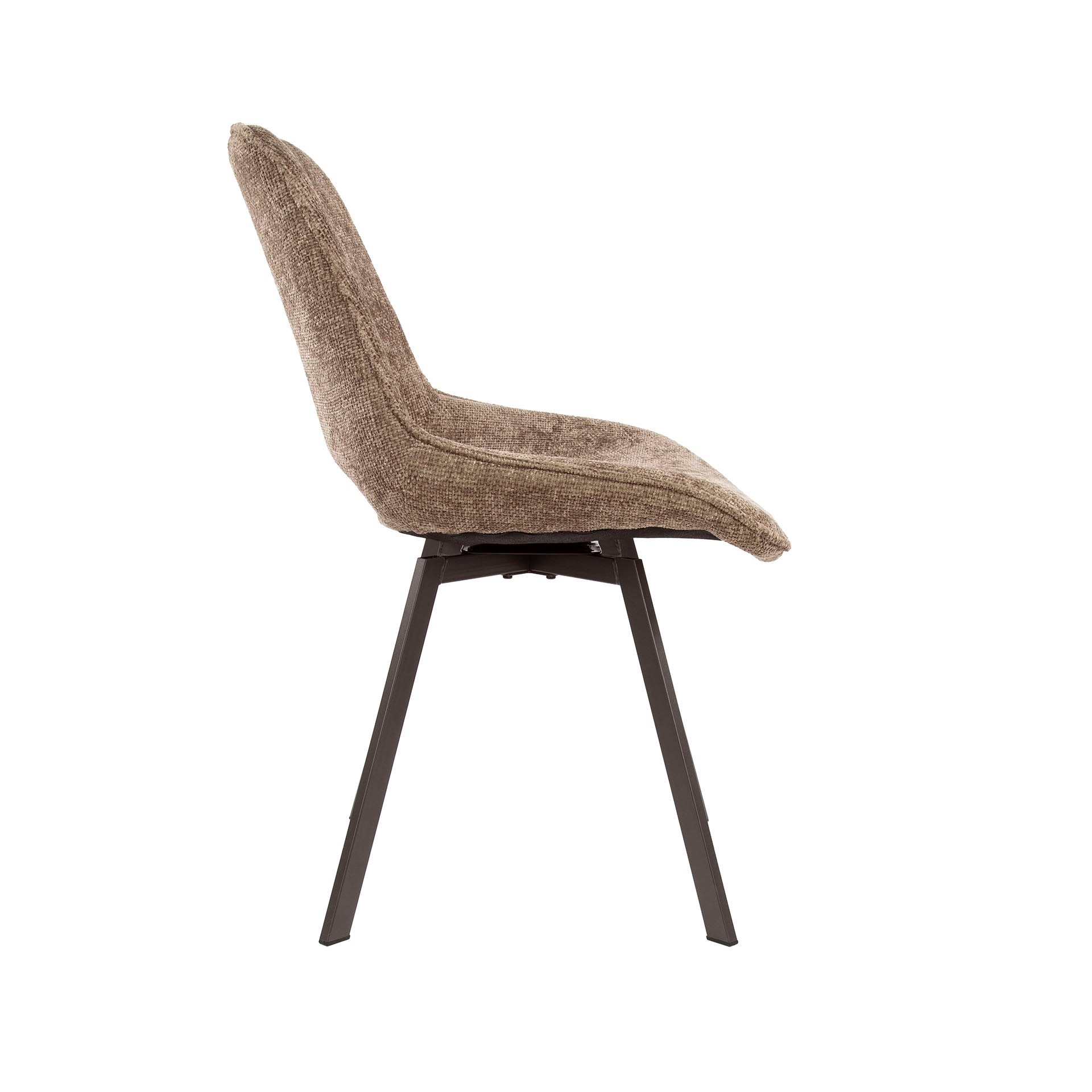 Eetkamerstoel Sova - Champagne - Renegade Stof - Draaibaar