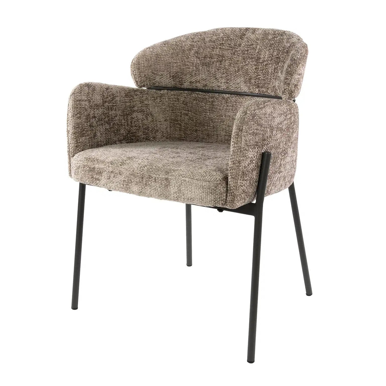 Eetkamerstoel Luke - Champagne - Renegade Stof