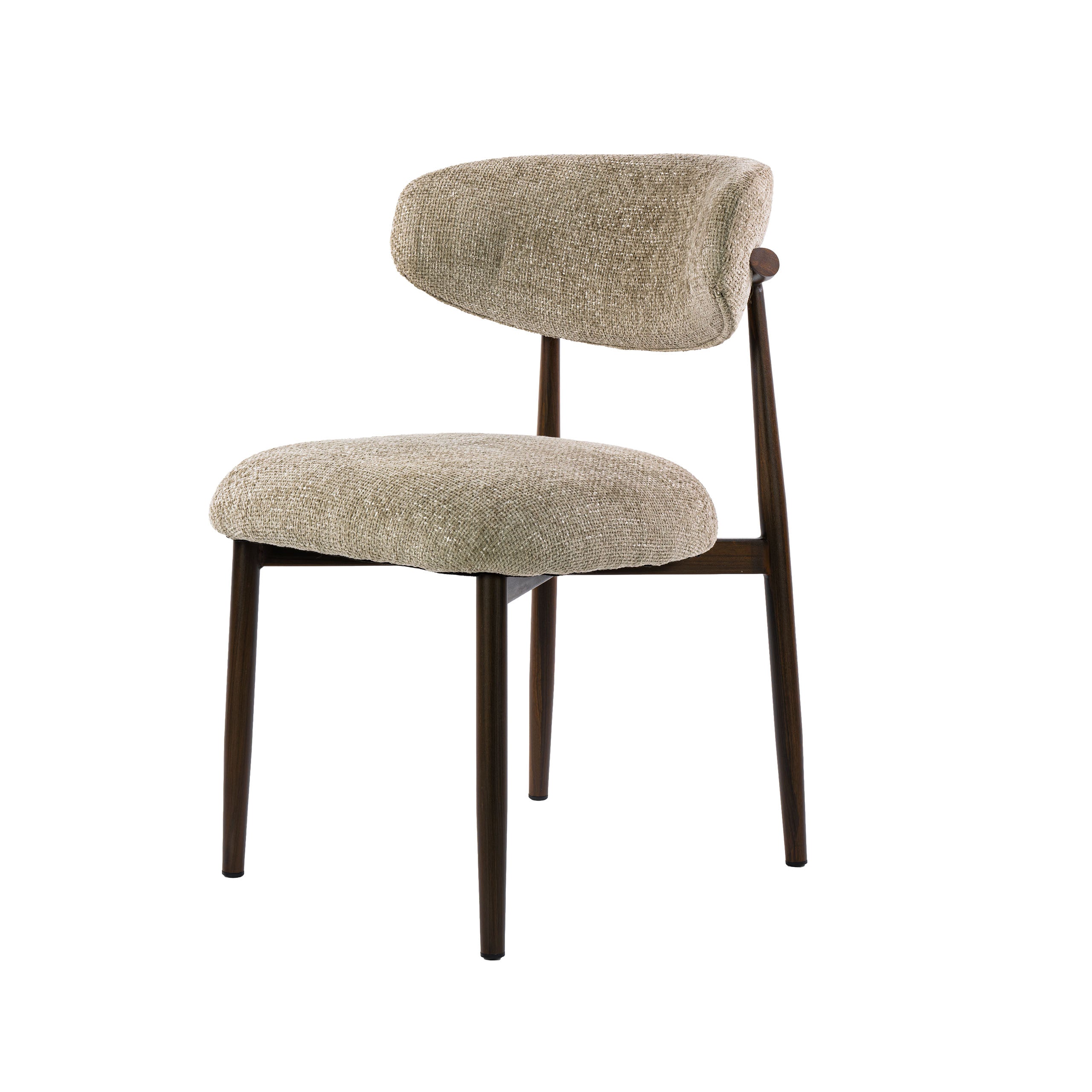 Eetkamerstoel Yuki - Beige - Cargo Stof