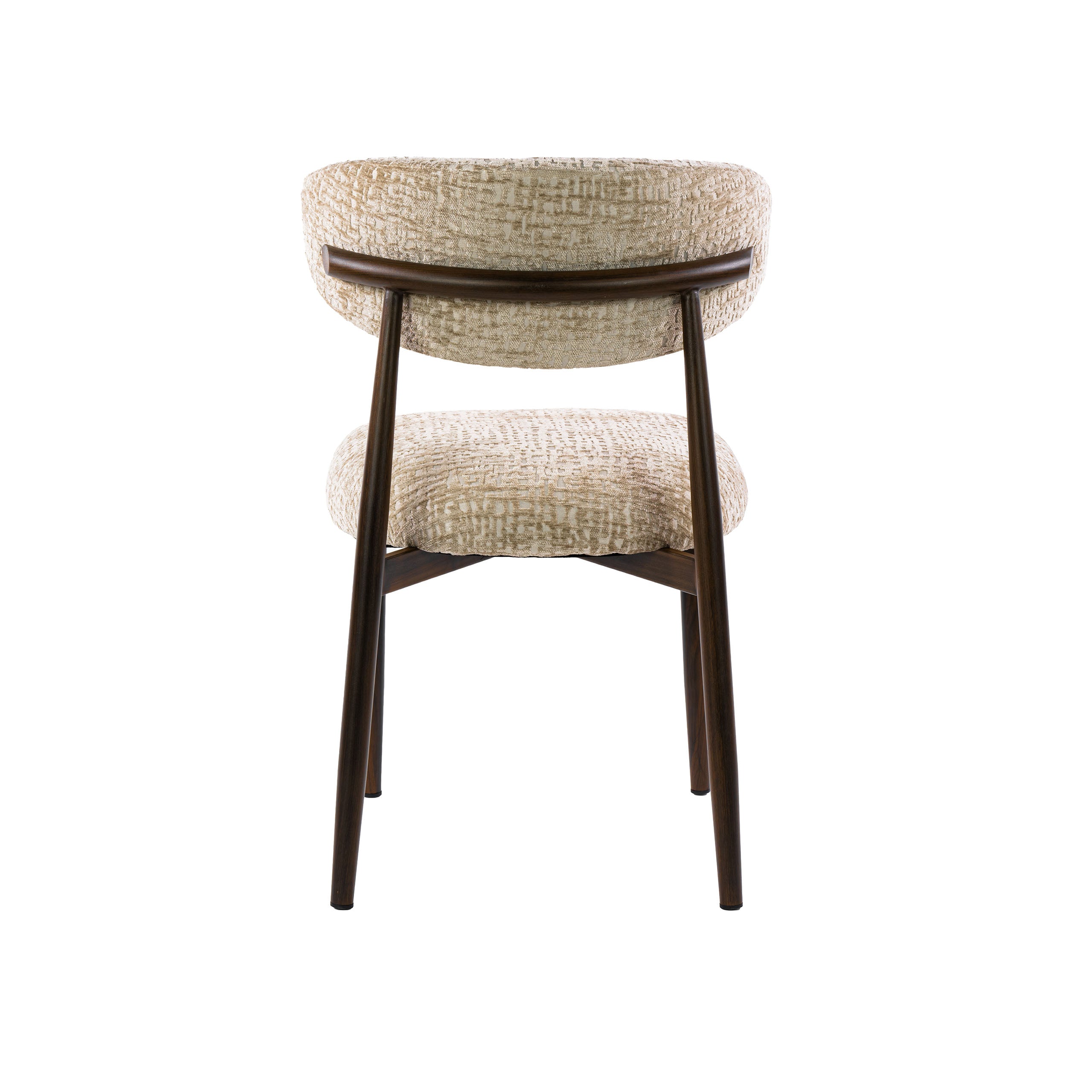 Eetkamerstoel Yuki - Beige - Monti Stof