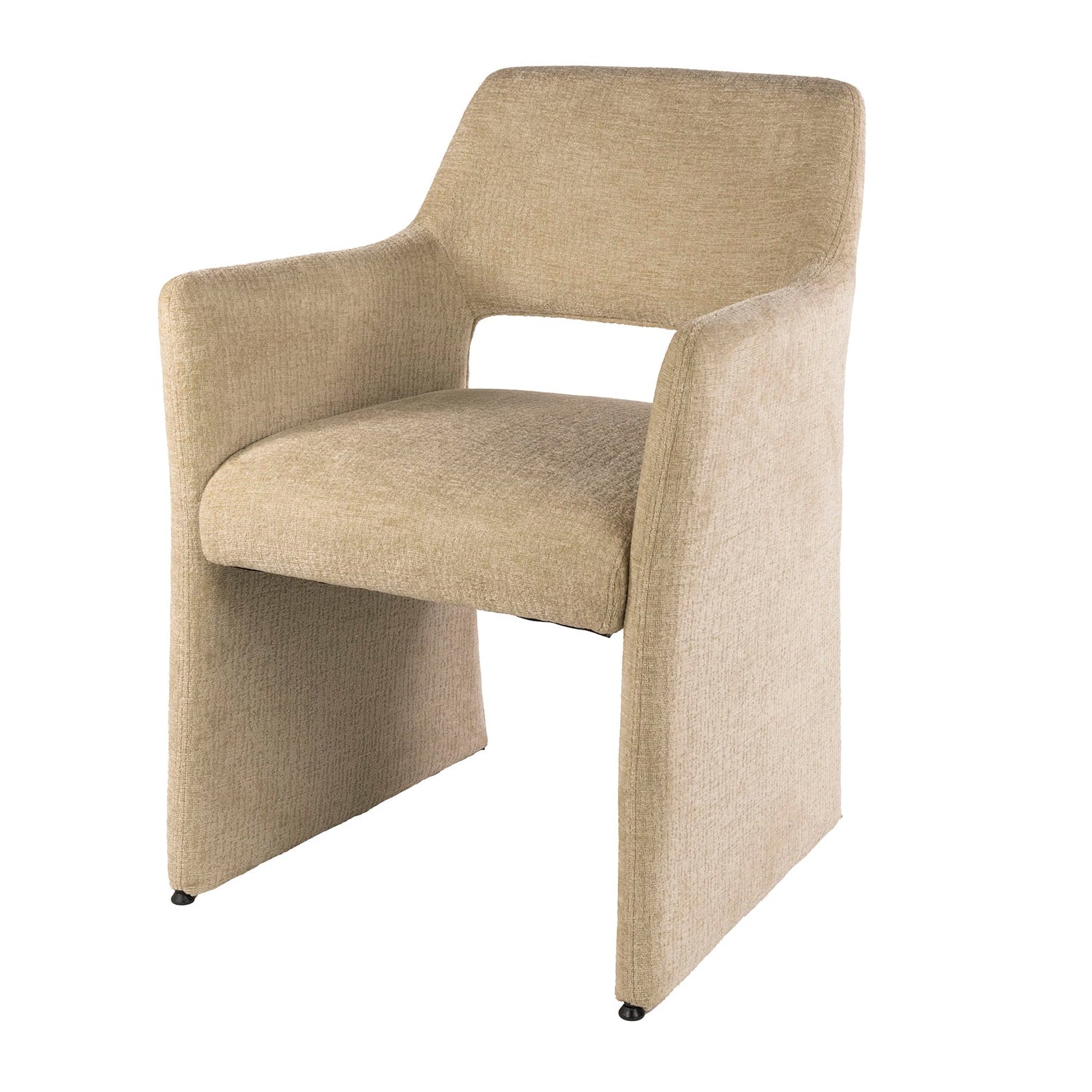 Eetkamerstoel Dorelle - Beige - Jaroq Stof