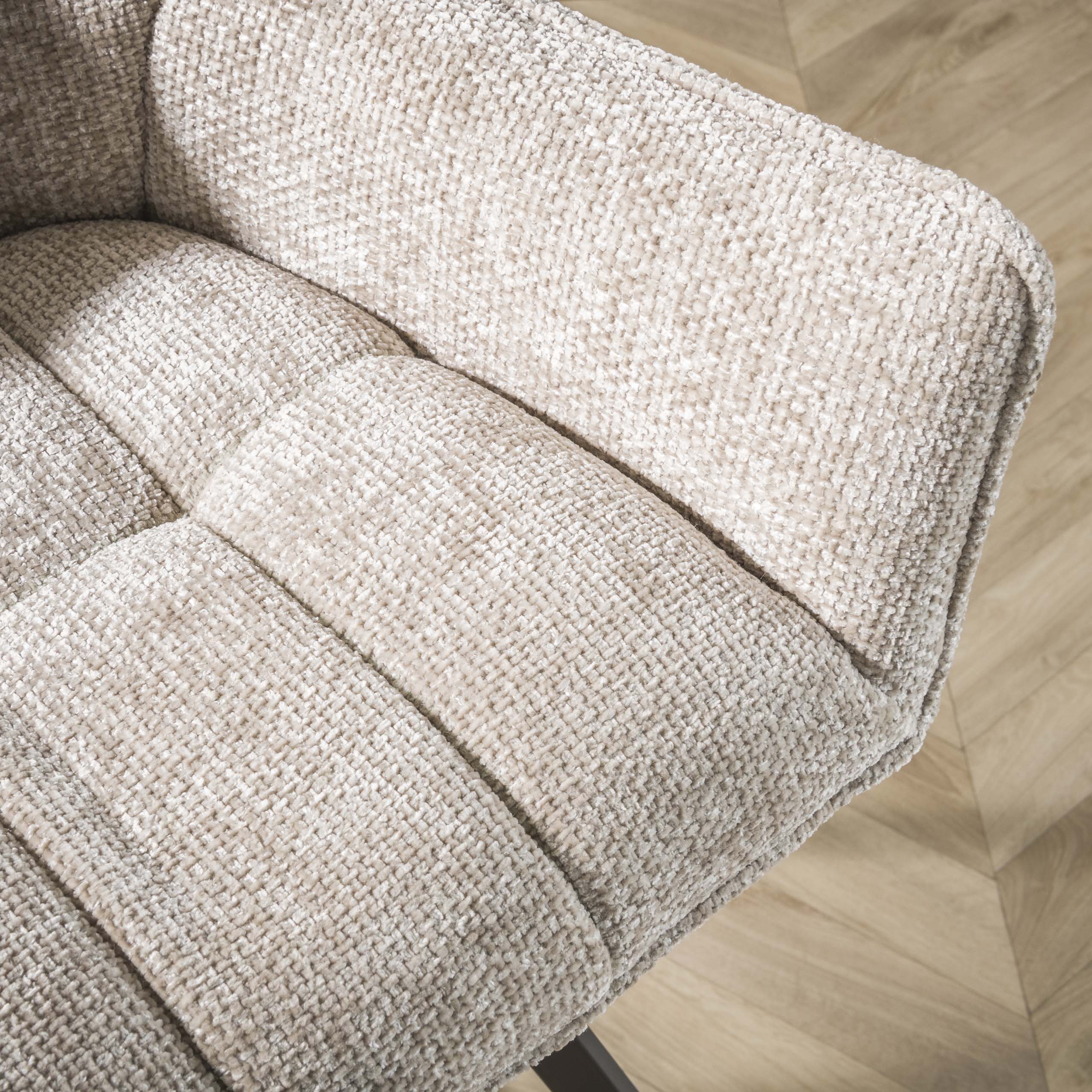 Eetkamerbank Isolde - Beige - Renegade Stof - 190 cm