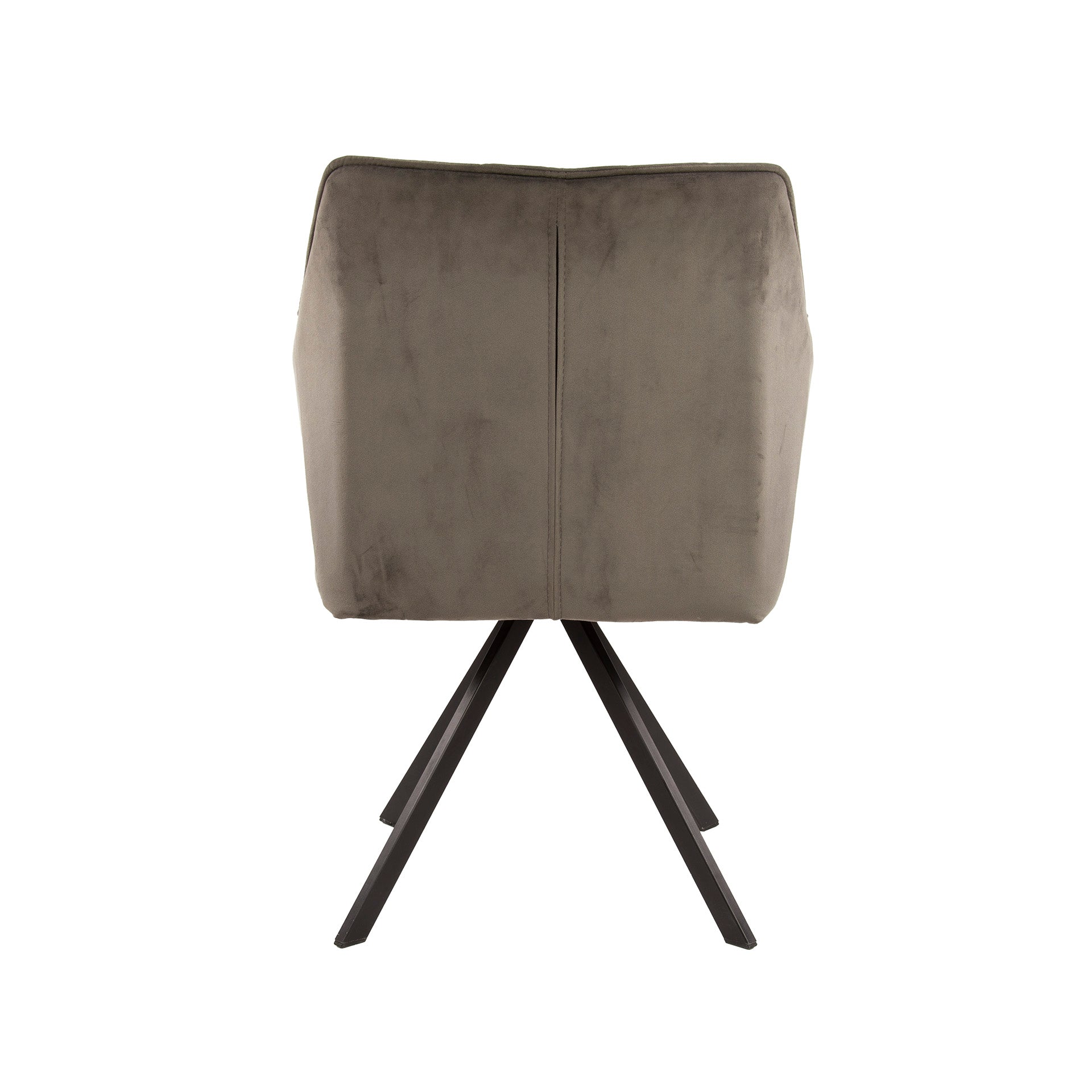 Eetkamerstoel Vantage - Antraciet - Velvet - Draaibaar