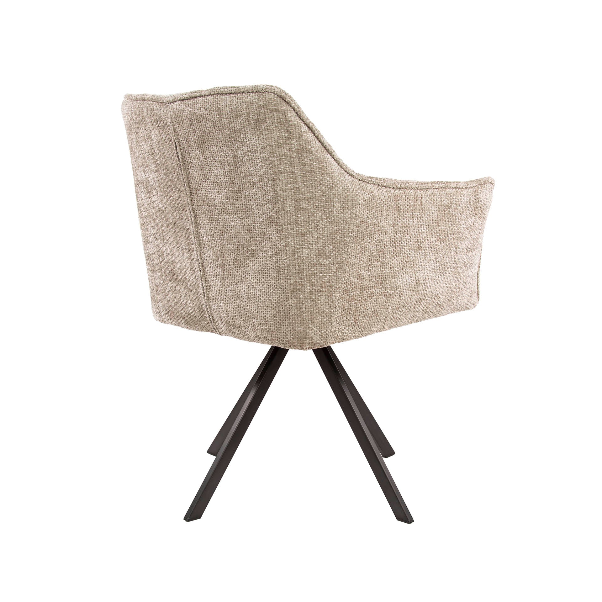 Eetkamerstoel Vantage - Beige - Renegade Stof - Draaibaar