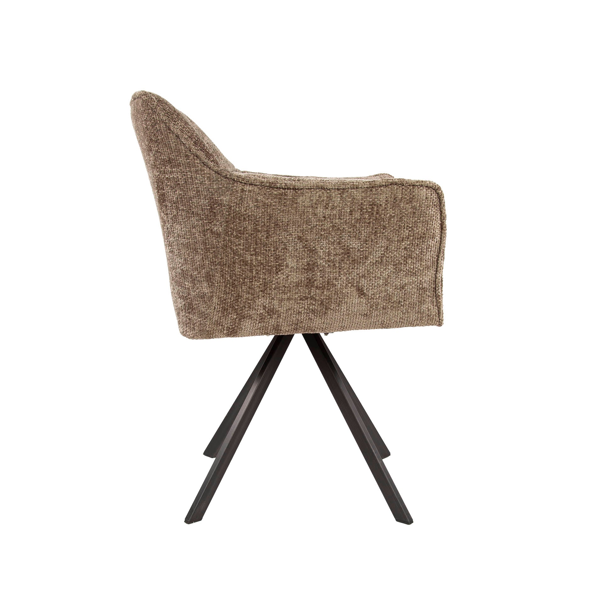 Eetkamerstoel Vantage - Champagne - Renegade Stof - Draaibaar