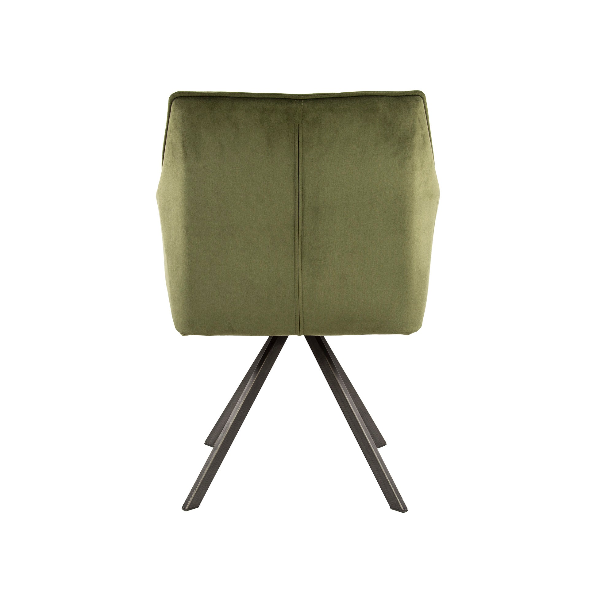 Eetkamerstoel Vantage - Groen - Velvet - Draaibaar