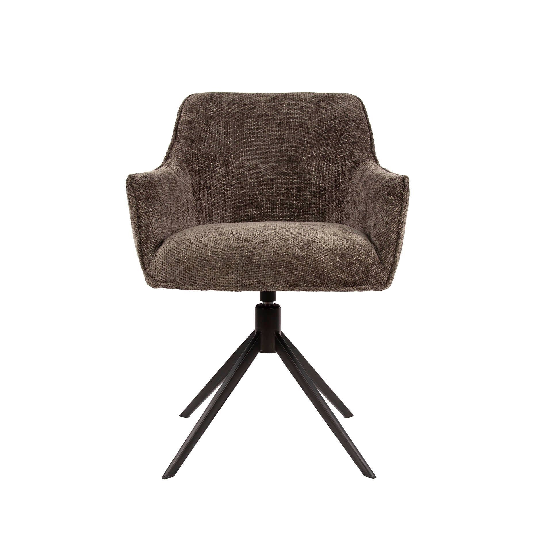 Eetkamerstoel Pure - Taupe - Renegade Stof - Draaibaar