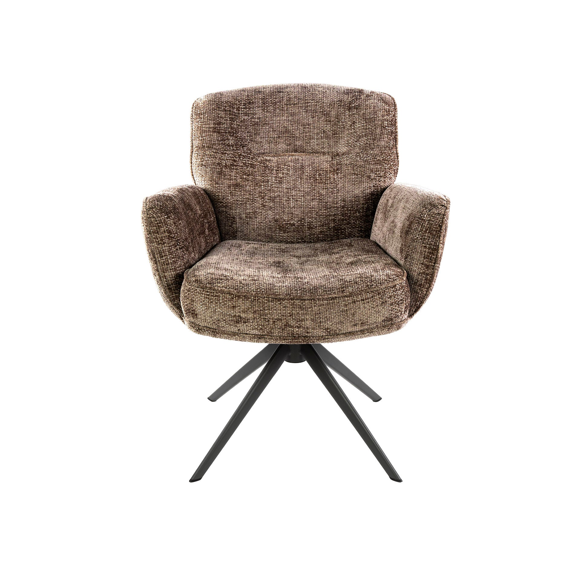 Eetkamerstoel Theodore - Champagne - Renegade Stof - Draaibaar